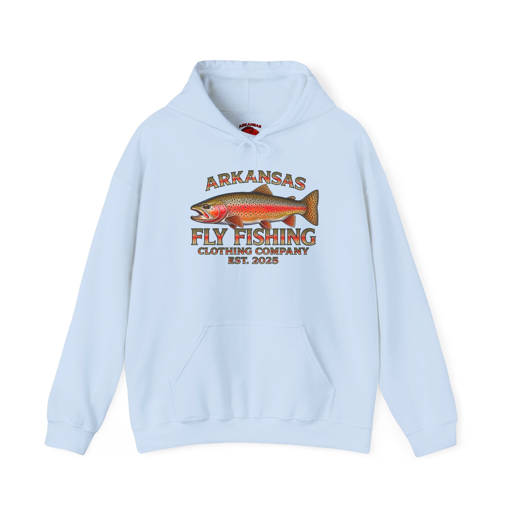 Arkansas Fly Fishing Clothing Company Hoodie — Cutthroat Trout Graphic Pullover