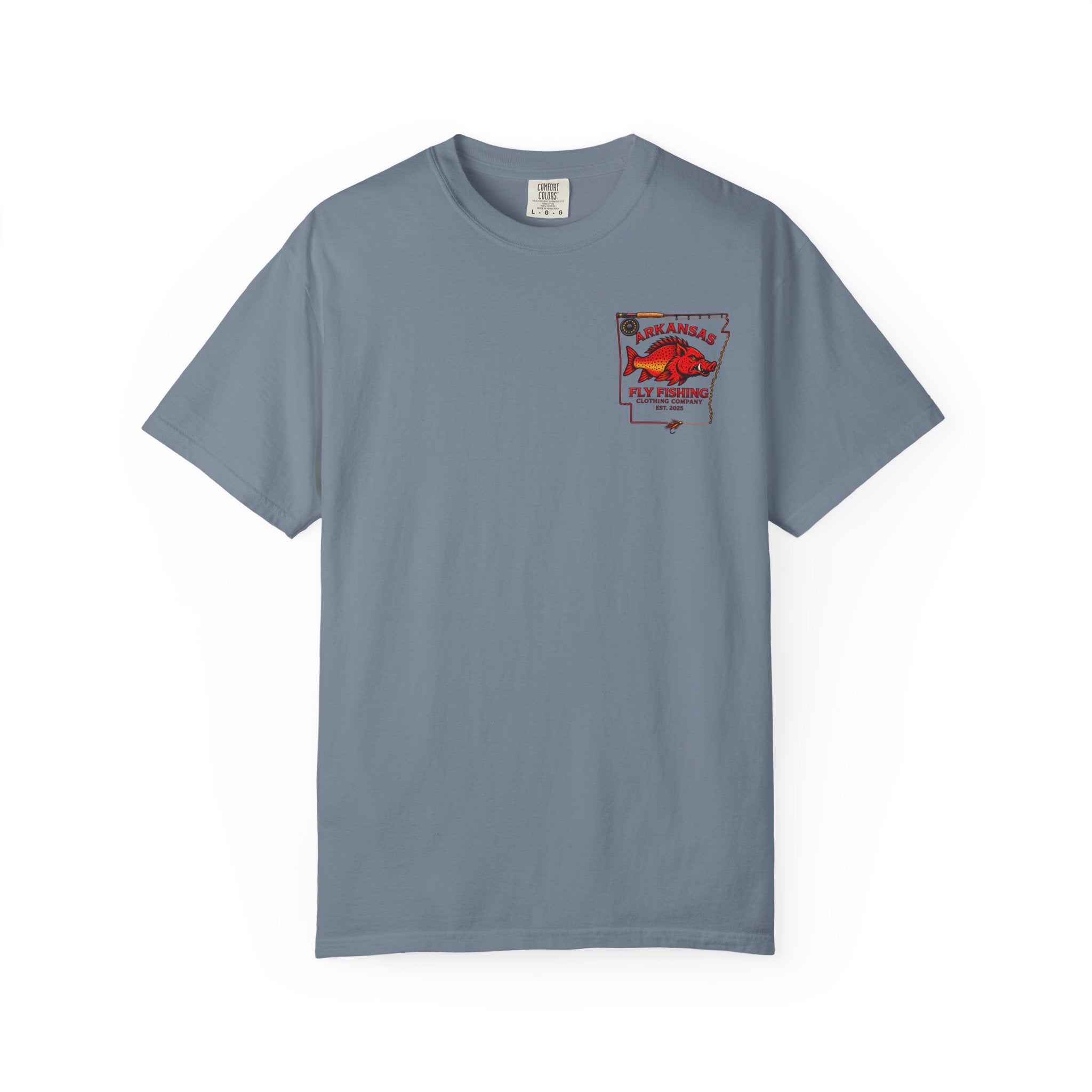 Arkansas Fly Fishing Clothing Company T-Shirt — X-Ray Trout Anatomy Graphic