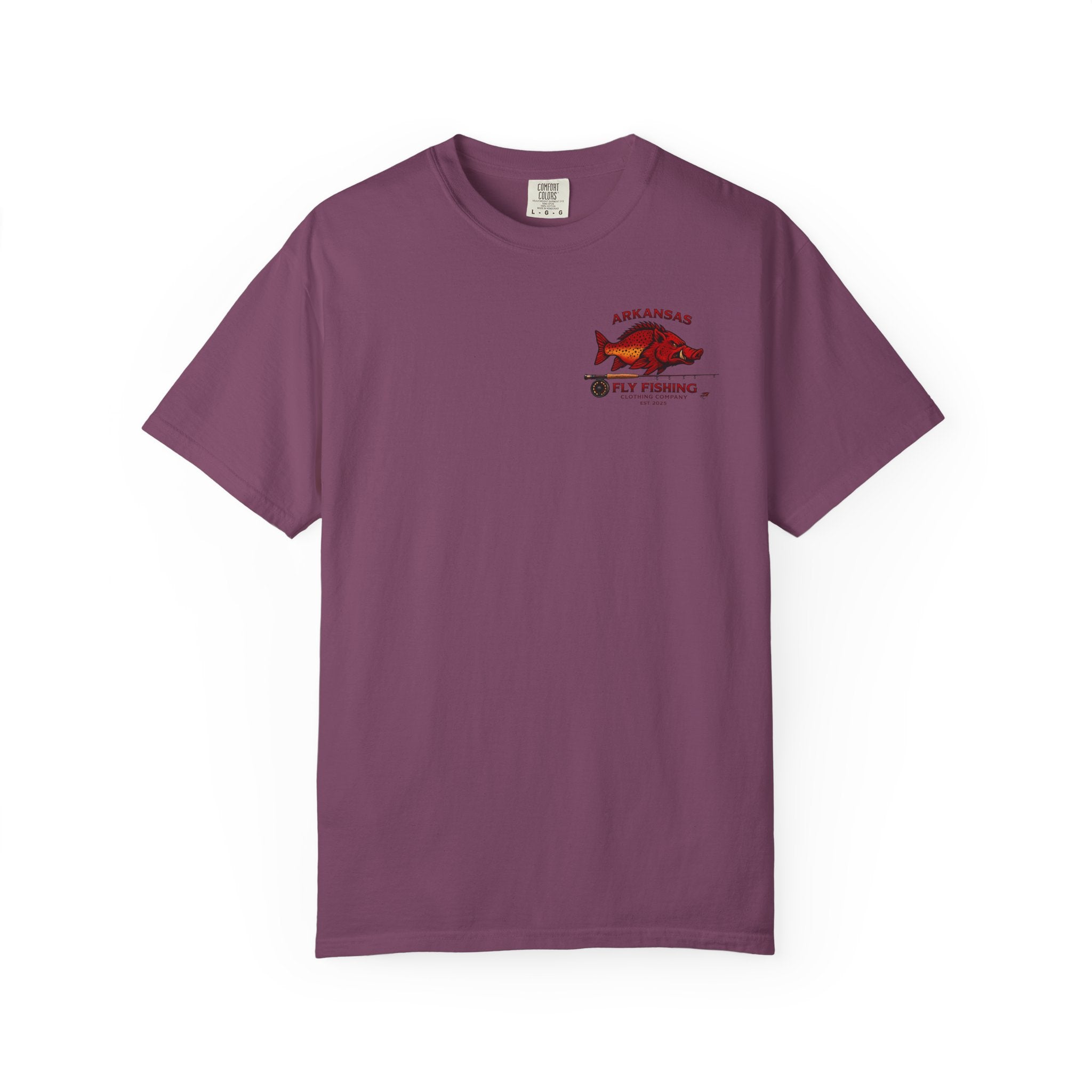 Arkansas Fly Fishing Clothing Company T-Shirt — Hog/Trout State Fishing Tee