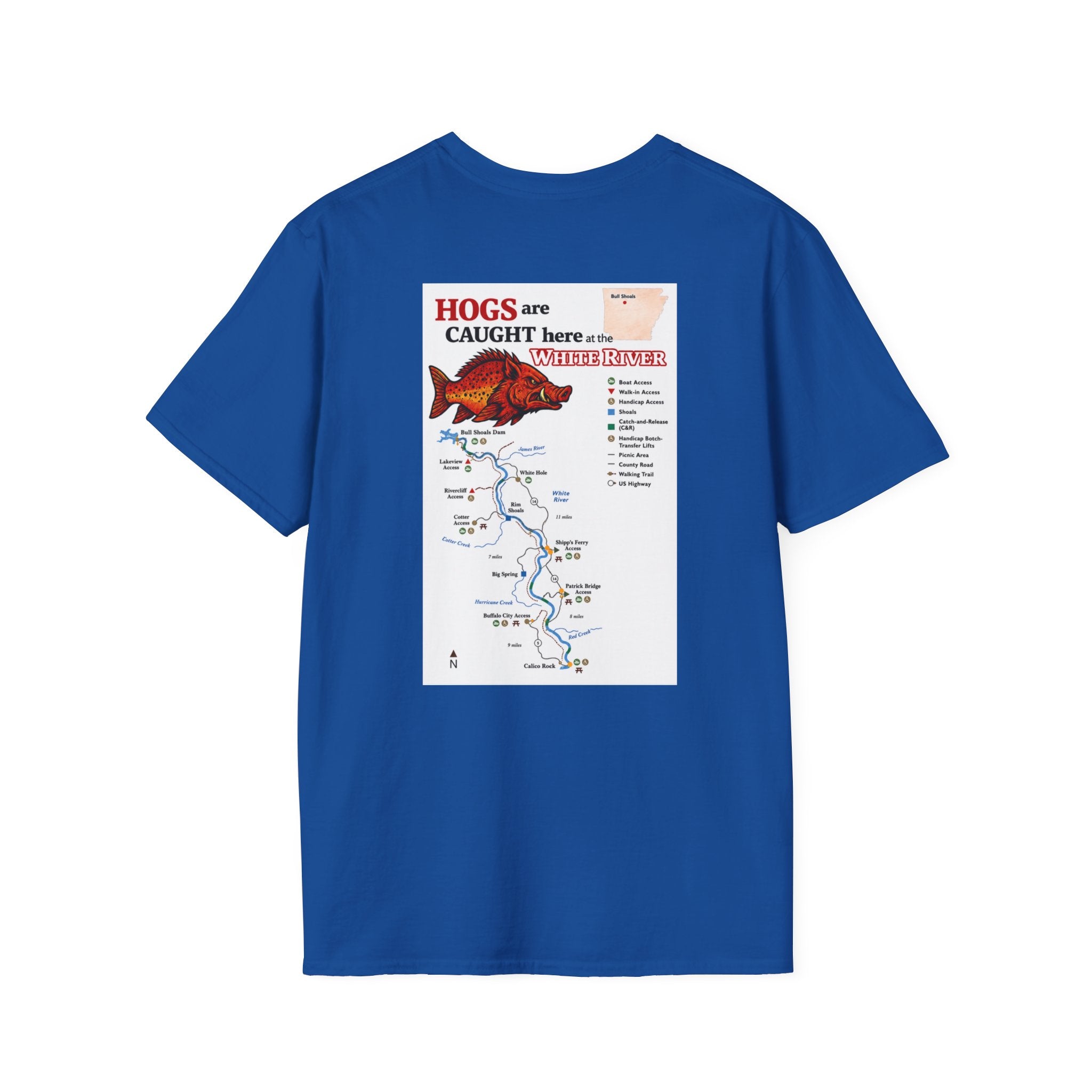 AFFCC Arkansas Fly Fishing  Tee — Vintage Trout Logo T-Shirt