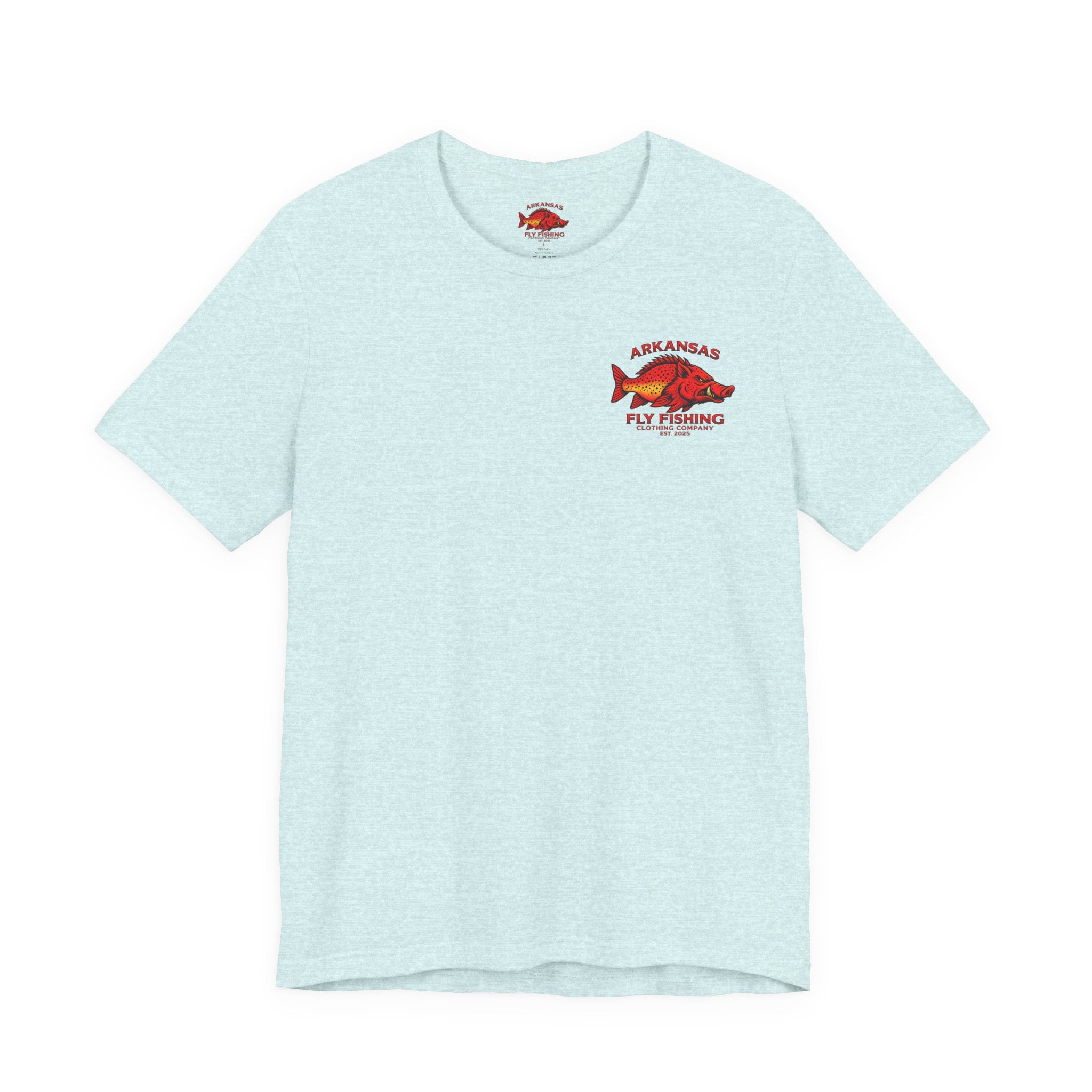 Athletic fit Runs Small Arkansas Fly Fishing Clothing Company Tee — Cutthroat Trout Graphic Short Sleeve Shirt