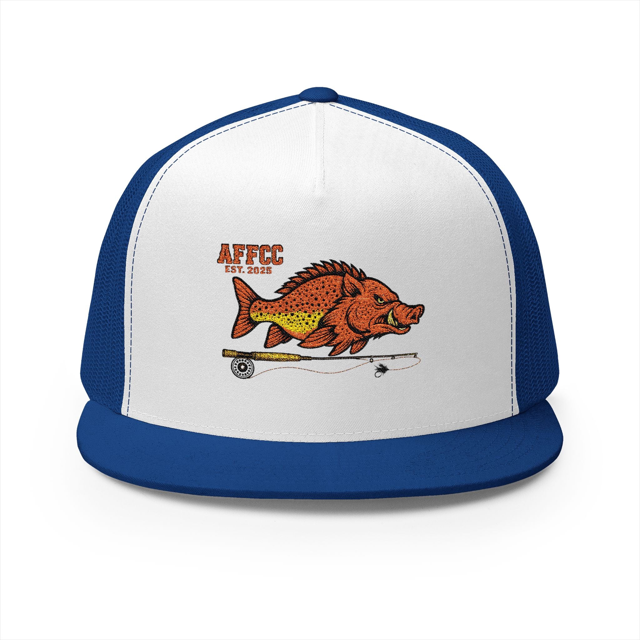 AFFCC Logo Trucker Hat – Arkansas Fly Fishing Clothing Company Trucker Snapback Hat