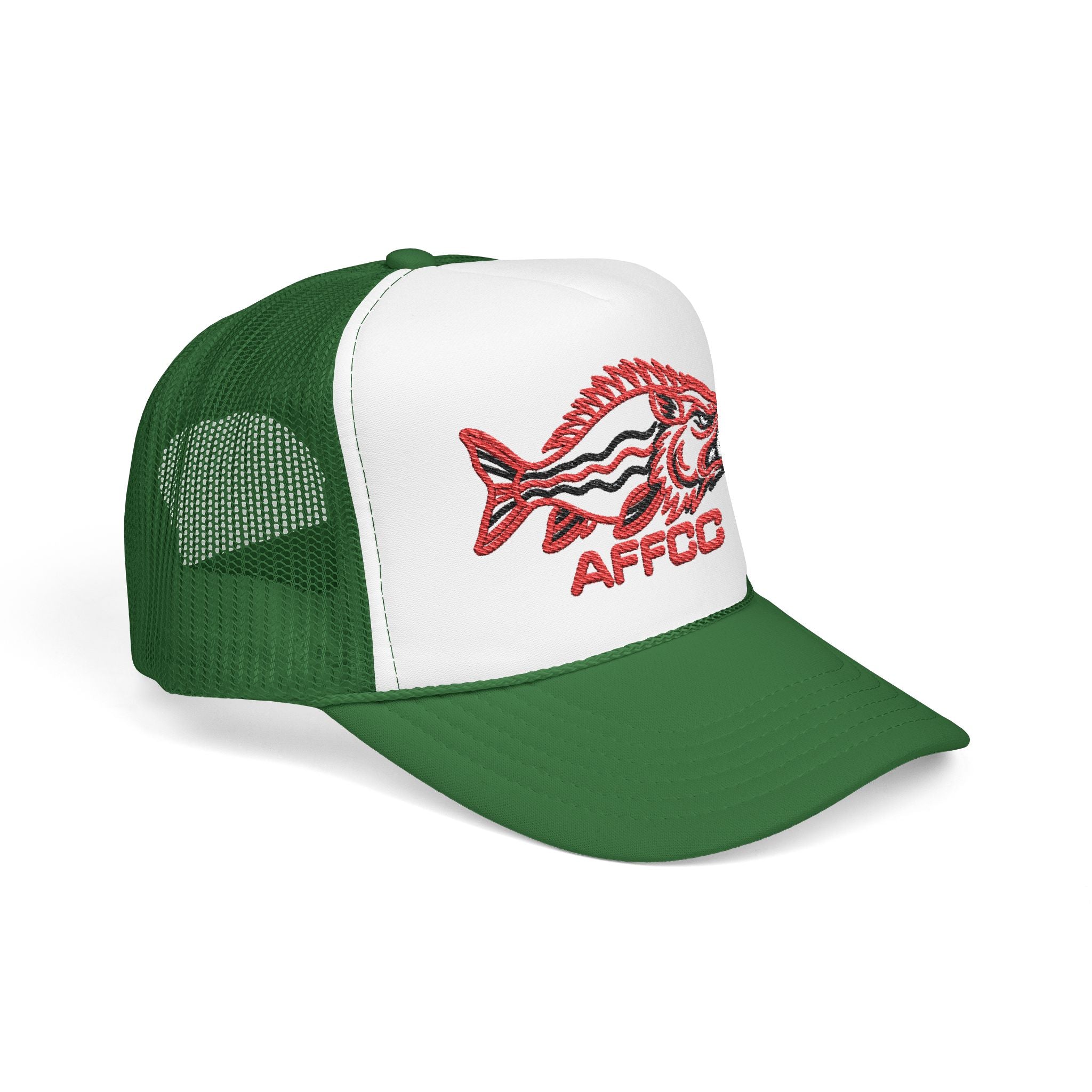 AFFCC Embroidered Foam Trucker Hat — AFFOC Fishing Foam Cap