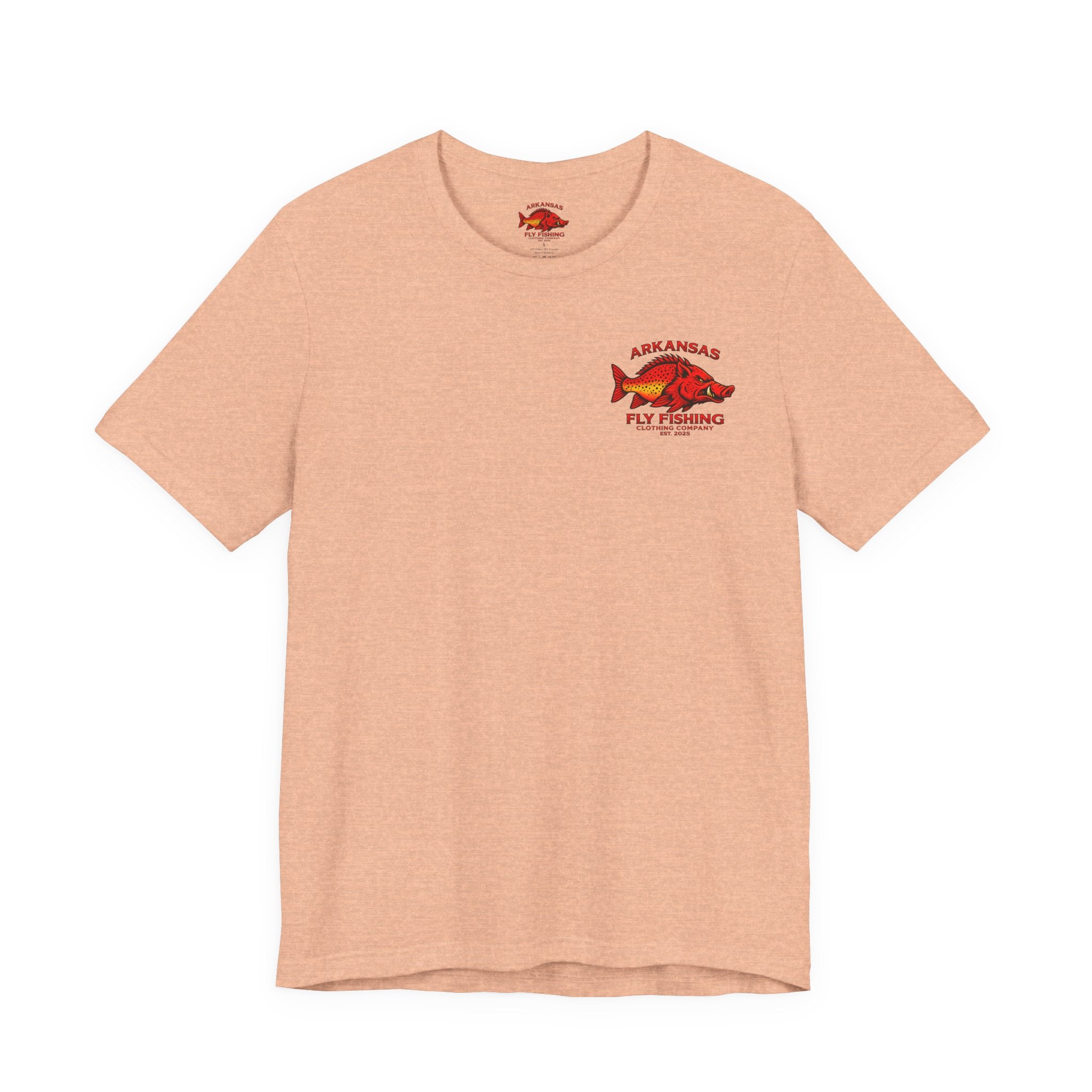 Athletic fit Runs Small Arkansas Fly Fishing Clothing Company Tee — Cutthroat Trout Graphic Short Sleeve Shirt