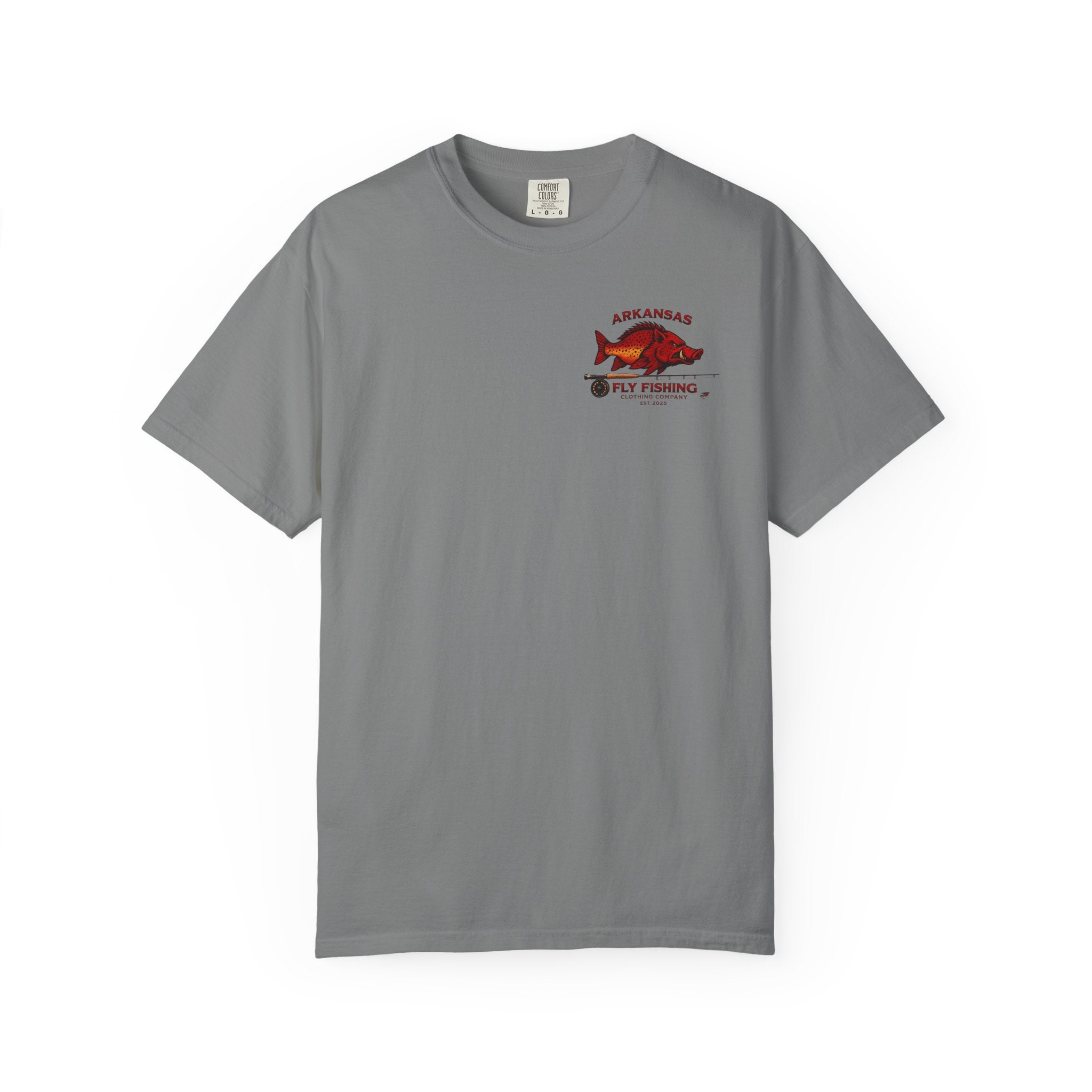 Arkansas Fly Fishing Clothing Company T-Shirt — Hog/Trout State Fishing Tee