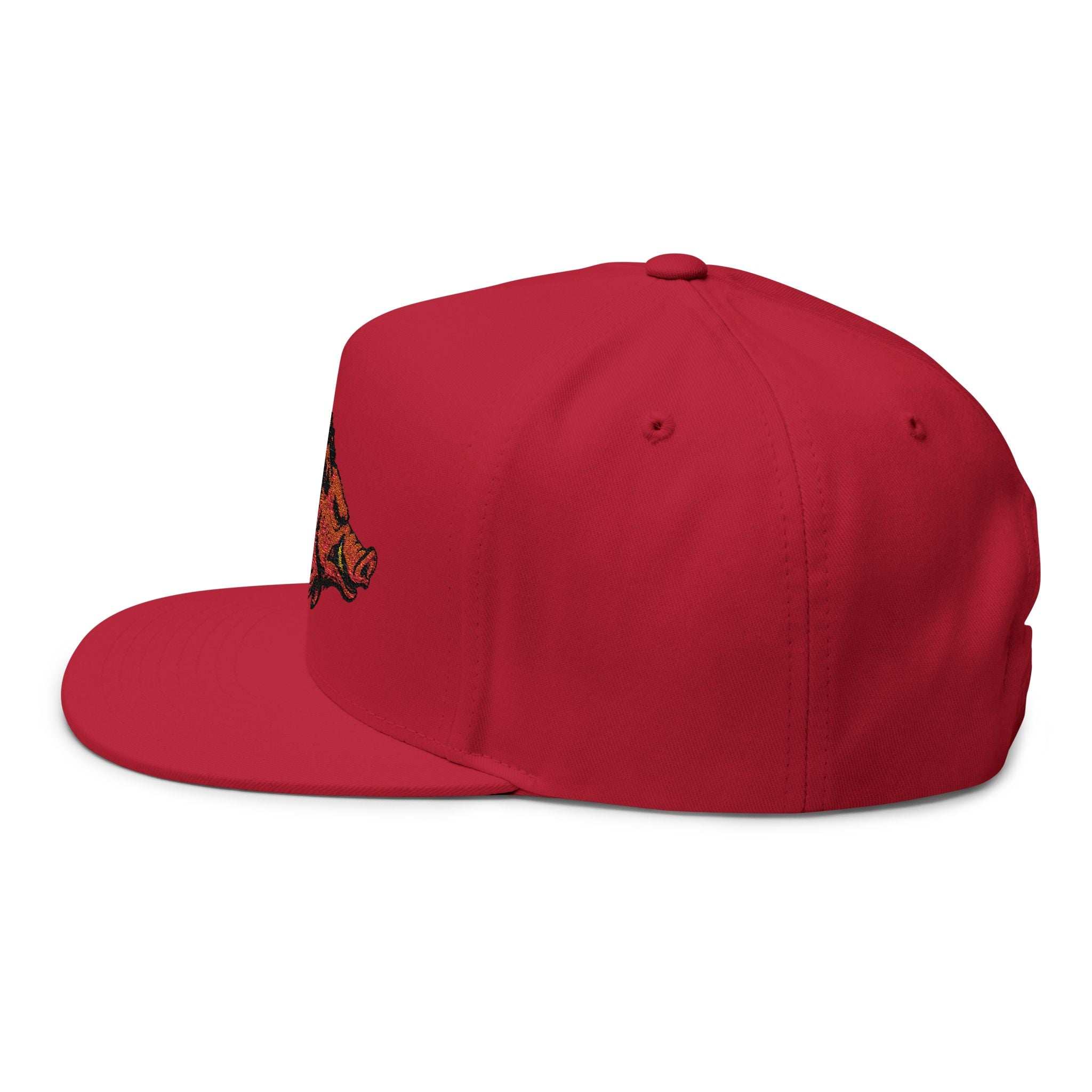 AFFCC Hog/Trout Embroidered Flat Bill Cap — AFCC Est. 2025 Snapback