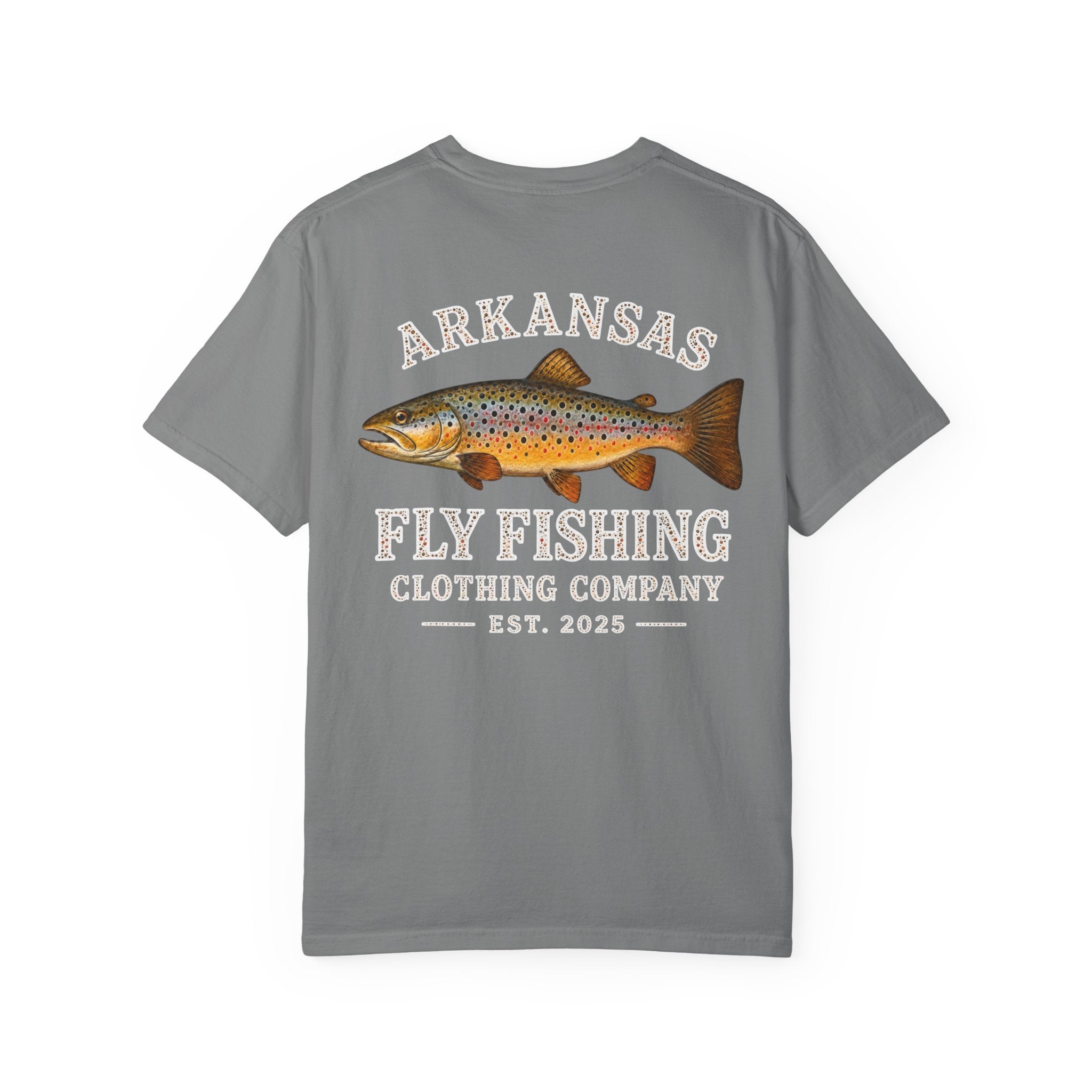 Arkansas Fly Fishing T-Shirt — Brown Trout Graphic Tee