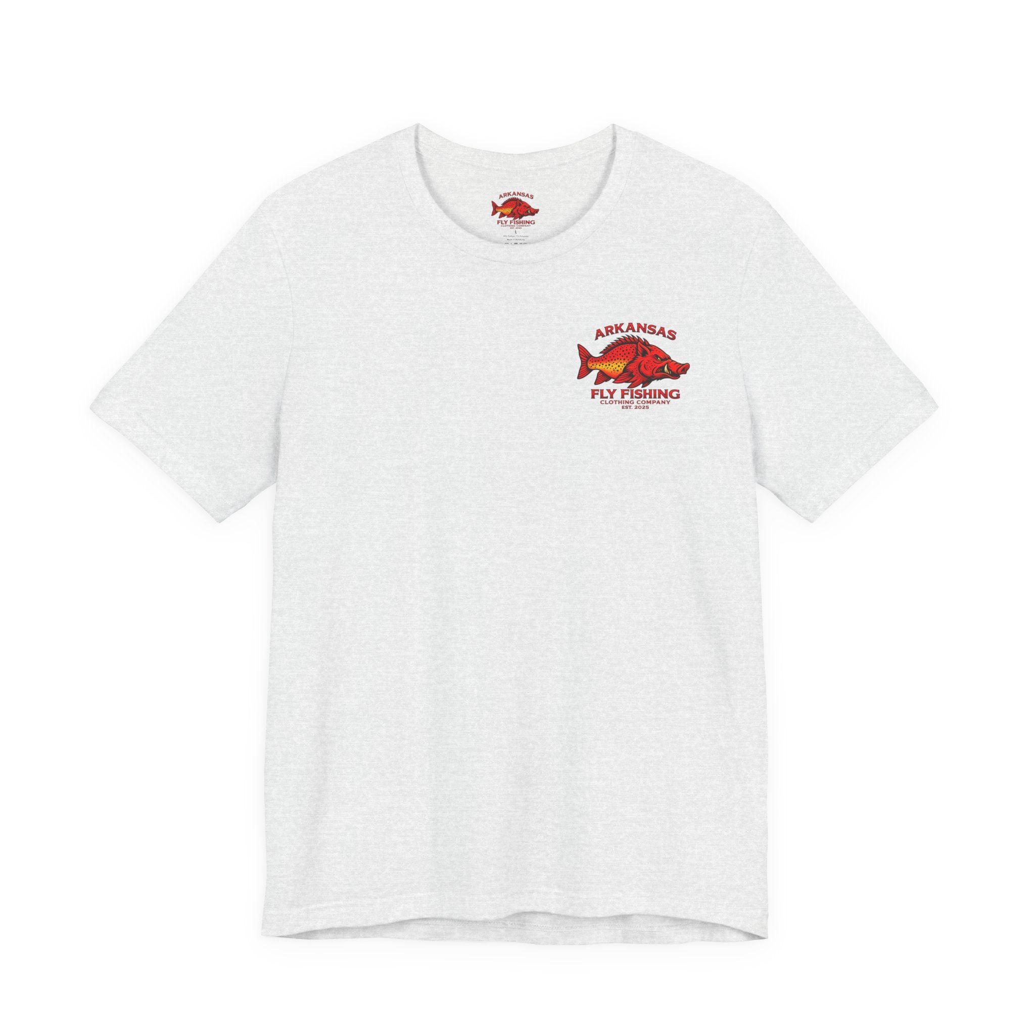 Athletic Fit Runs Small Arkansas Fly Fishing Clothing Company T-Shirt — Brooke Trout Graphic Tee
