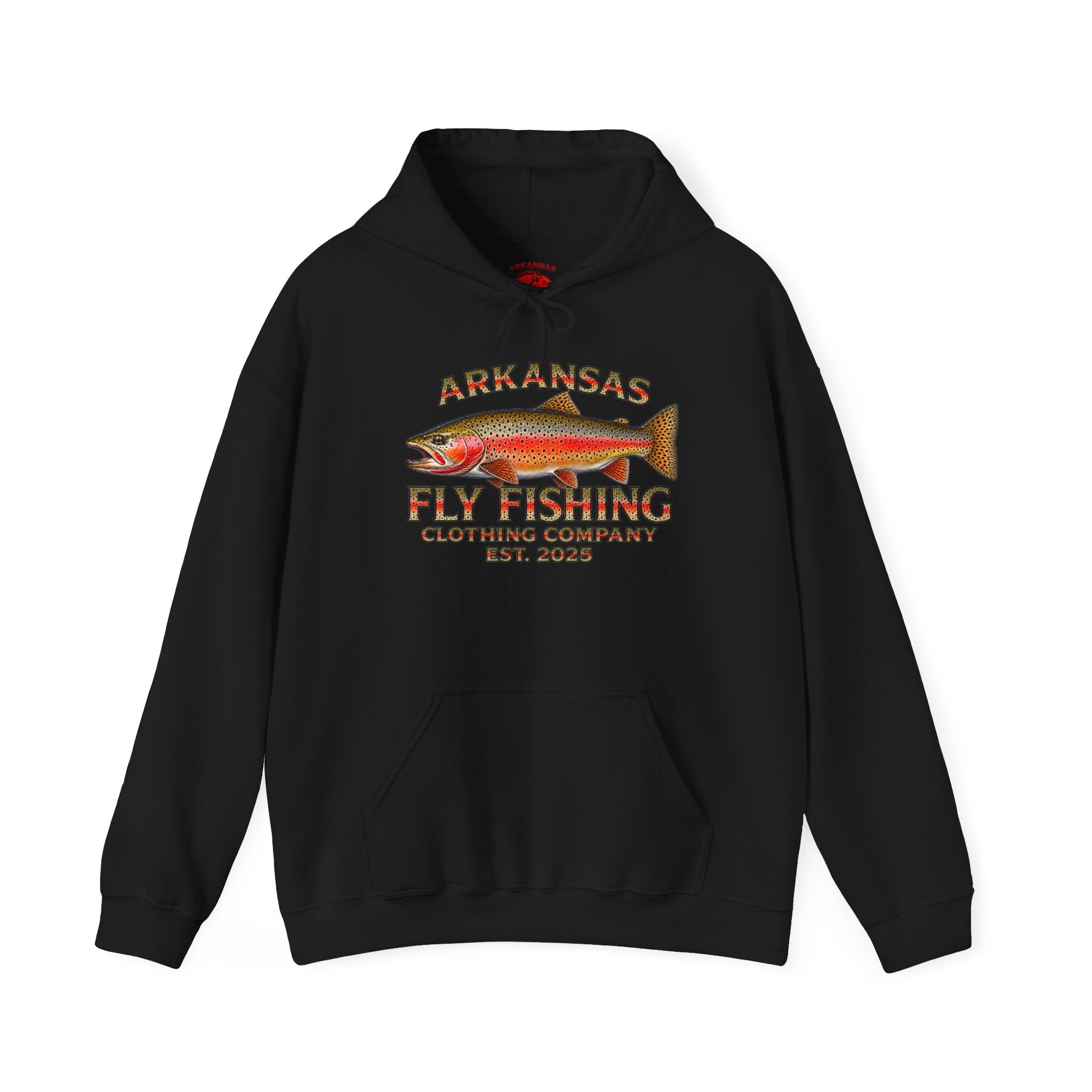 Arkansas Fly Fishing Clothing Company Hoodie — Cutthroat Trout Graphic Pullover