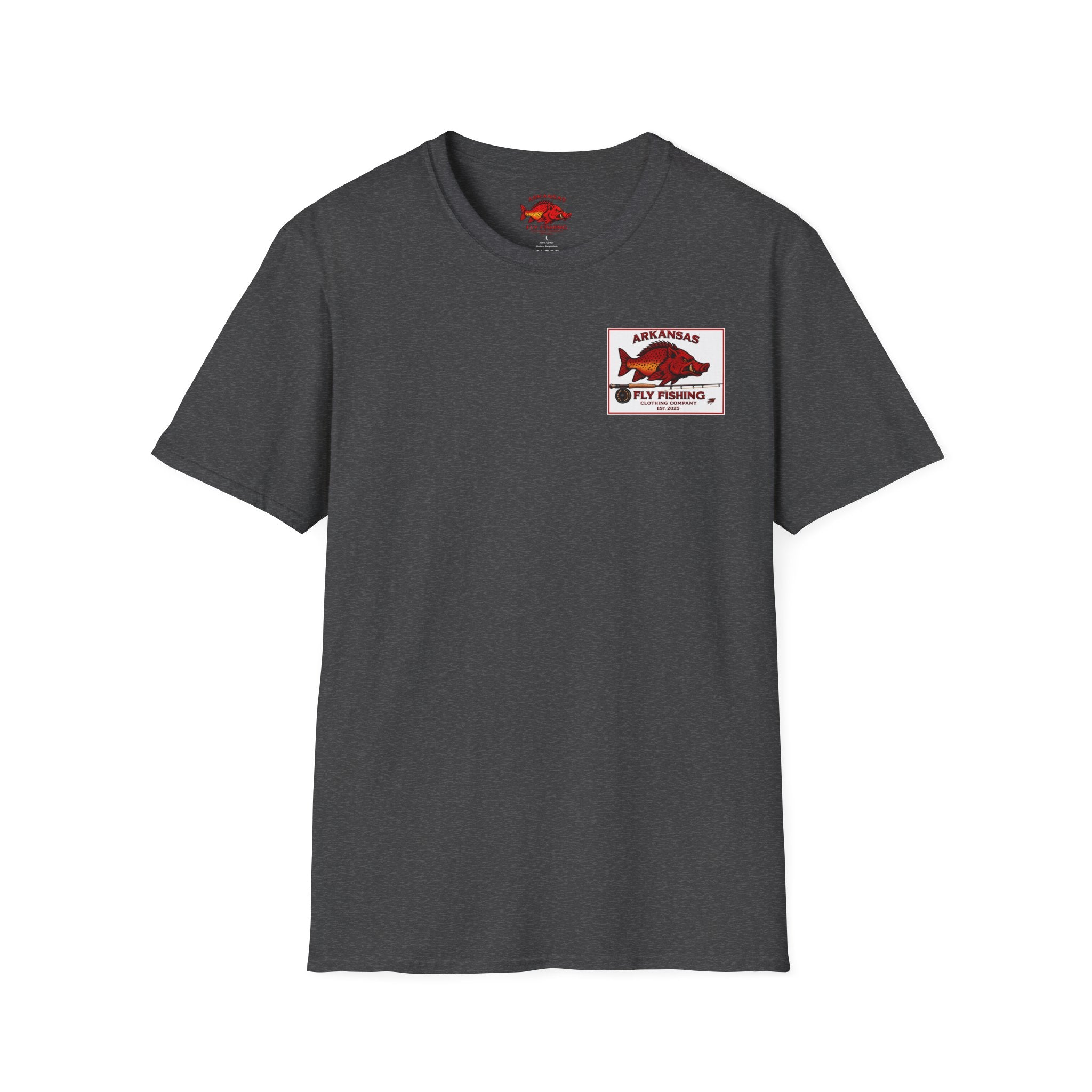 AFFCC Arkansas Fly Fishing Patch T-Shirt — Trout Logo Pocket Tee