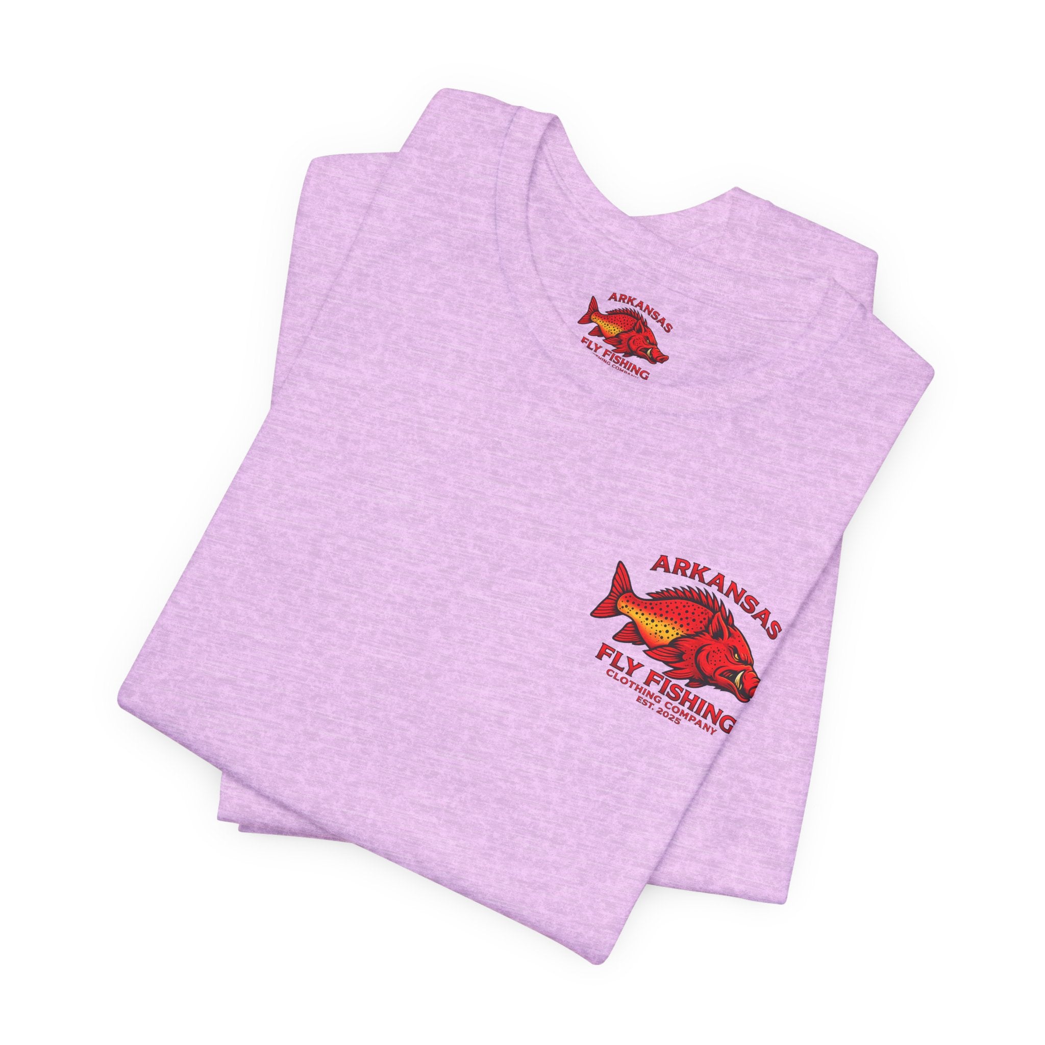 Athletic fit Runs Small Arkansas Fly Fishing Clothing Company Tee — Cutthroat Trout Graphic Short Sleeve Shirt