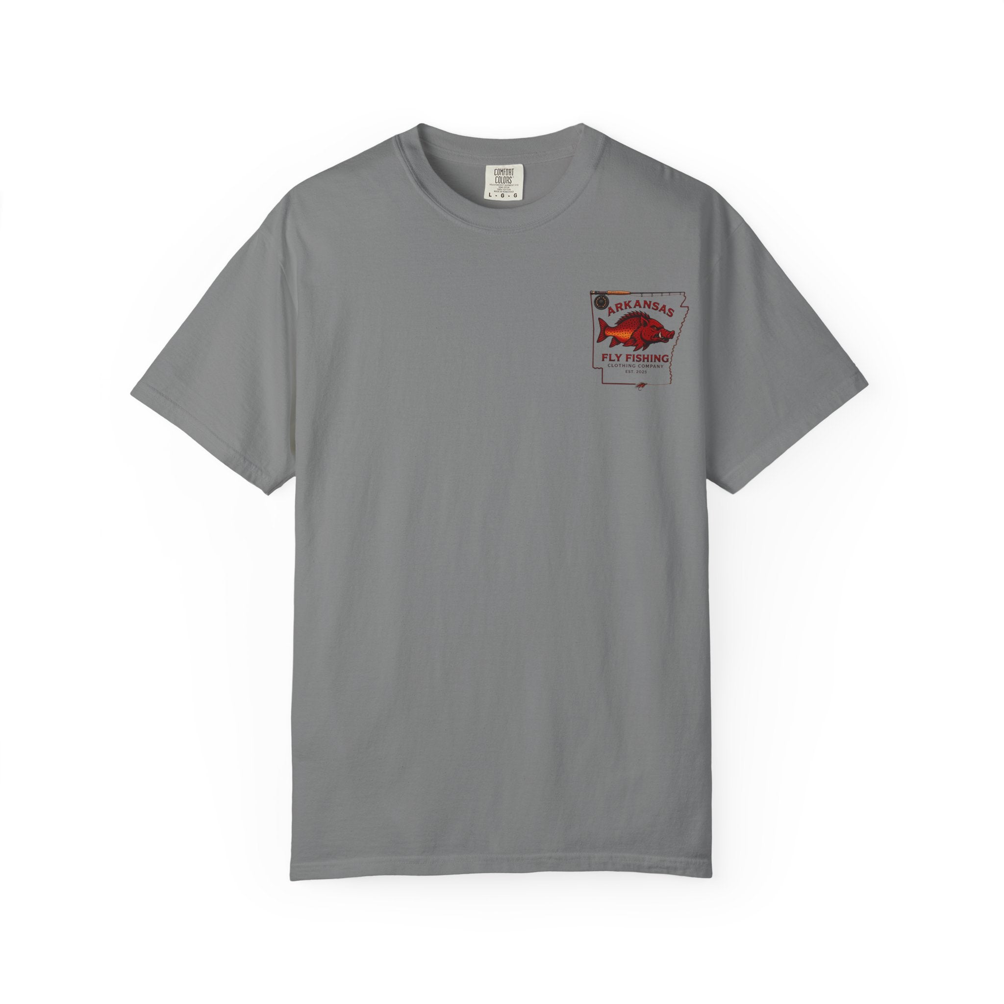 Fly Fishing T‑Shirt — Arkansas Boar Angler Graphic Tee