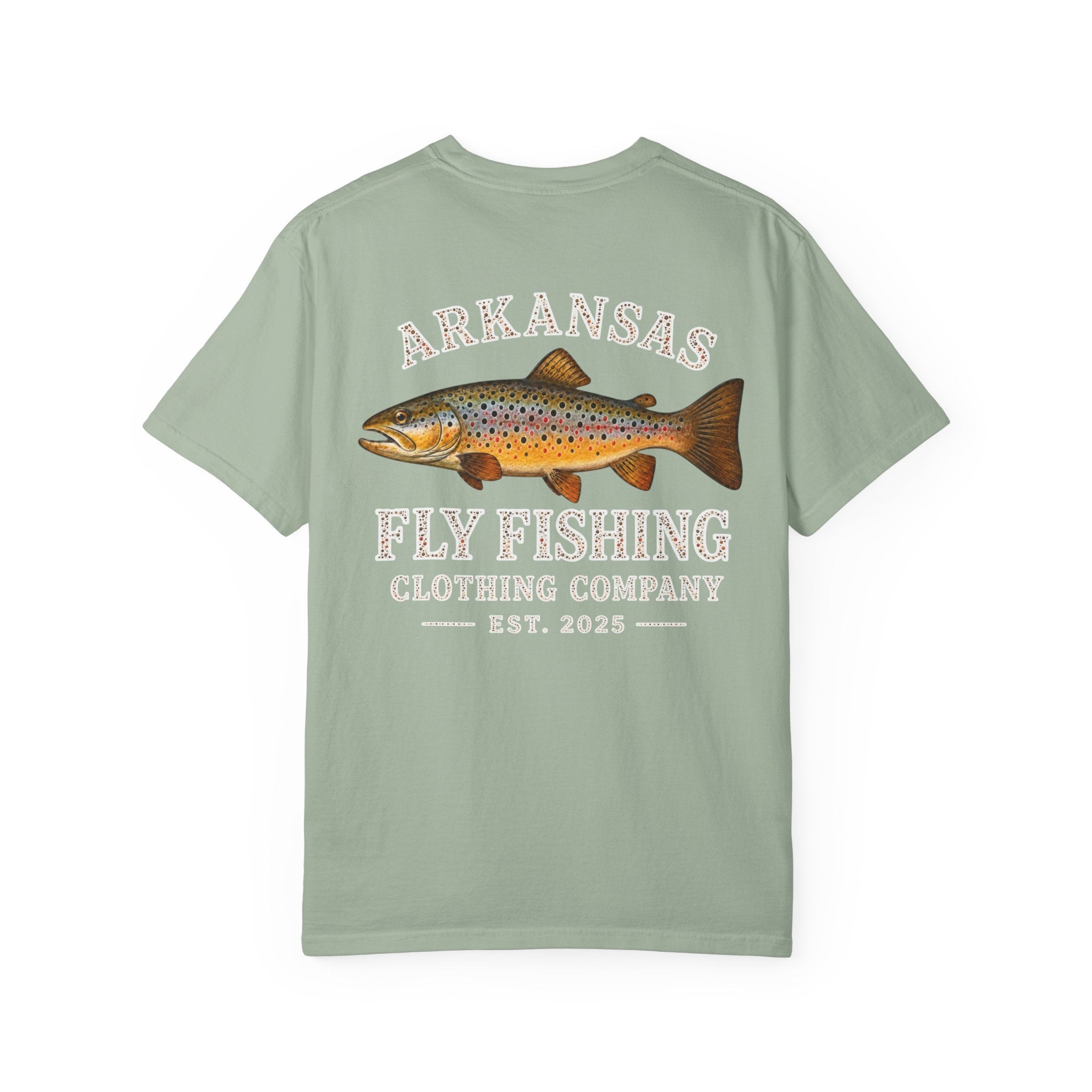 Arkansas Fly Fishing T-Shirt — Brown Trout Graphic Tee