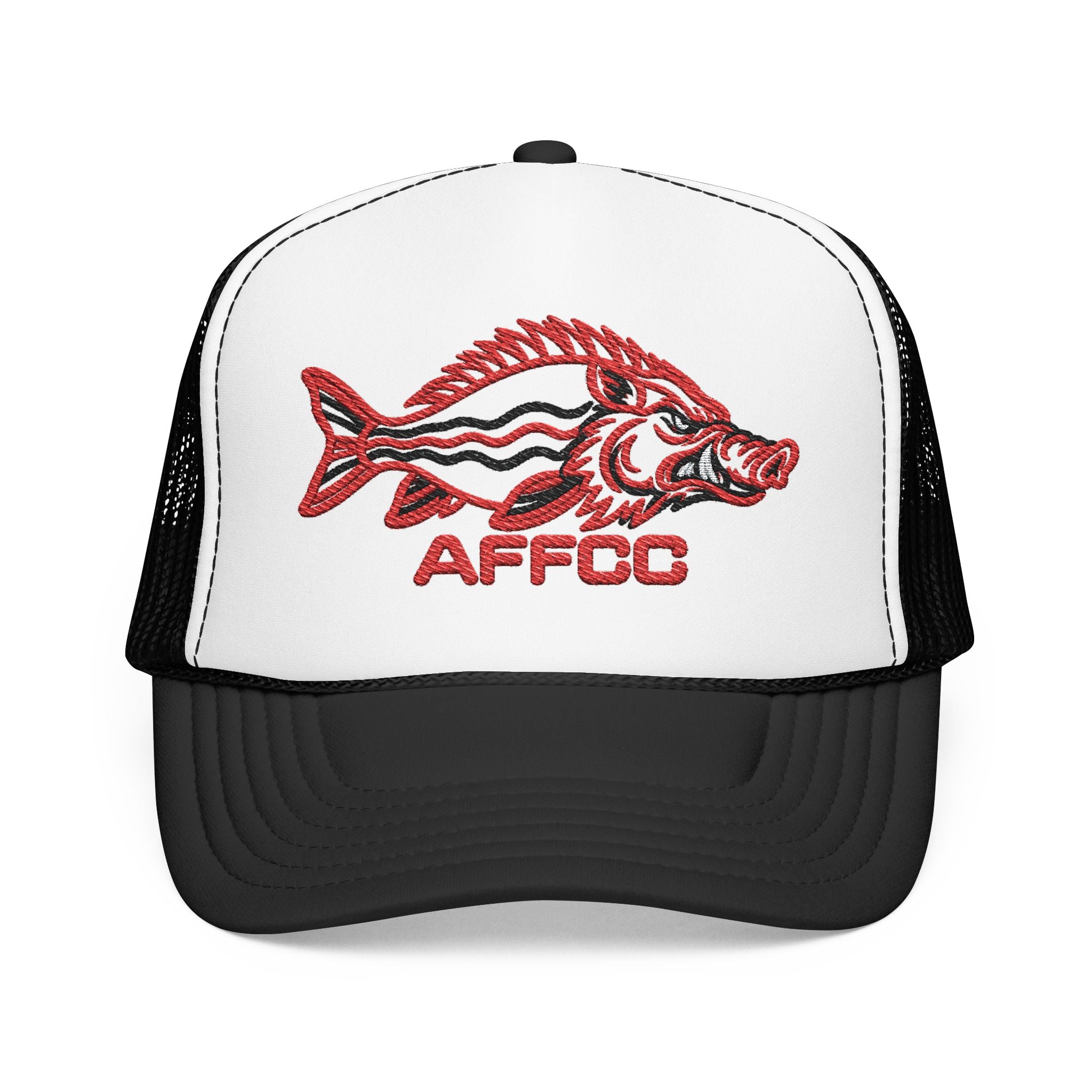 AFFCC Embroidered Foam Trucker Hat — AFFOC Fishing Foam Cap