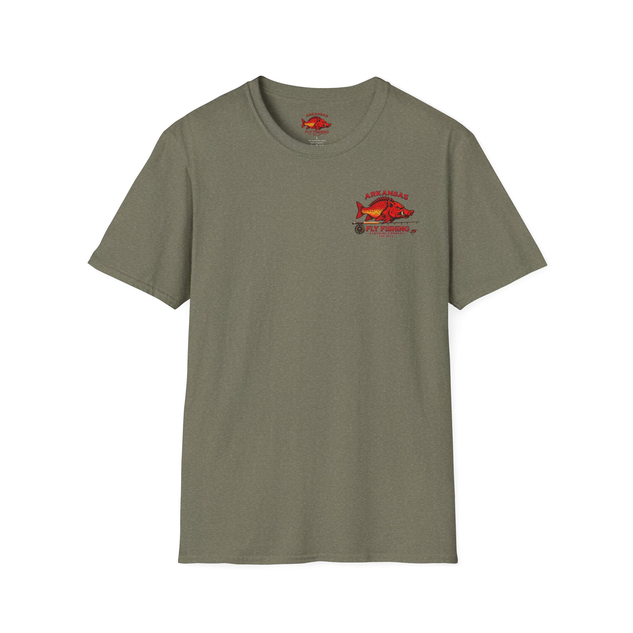 AFFCC Arkansas Fly Fishing Clothing Company Logo T-Shirt | Retro Sign Angler Shirt