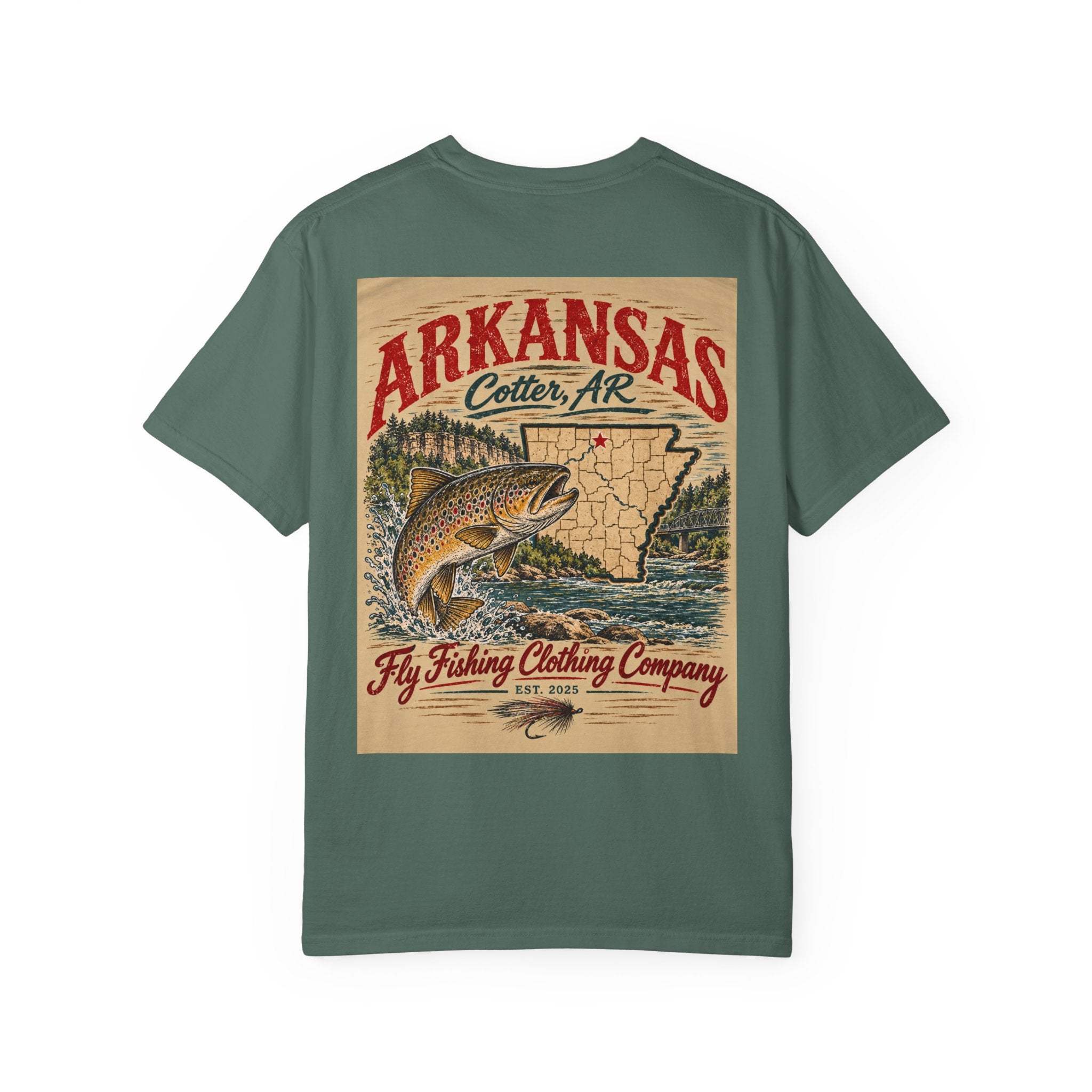 AFFCC T-Shirt — Retro 'Arkansas' Graphic Cotter Arkansas Logo Tee