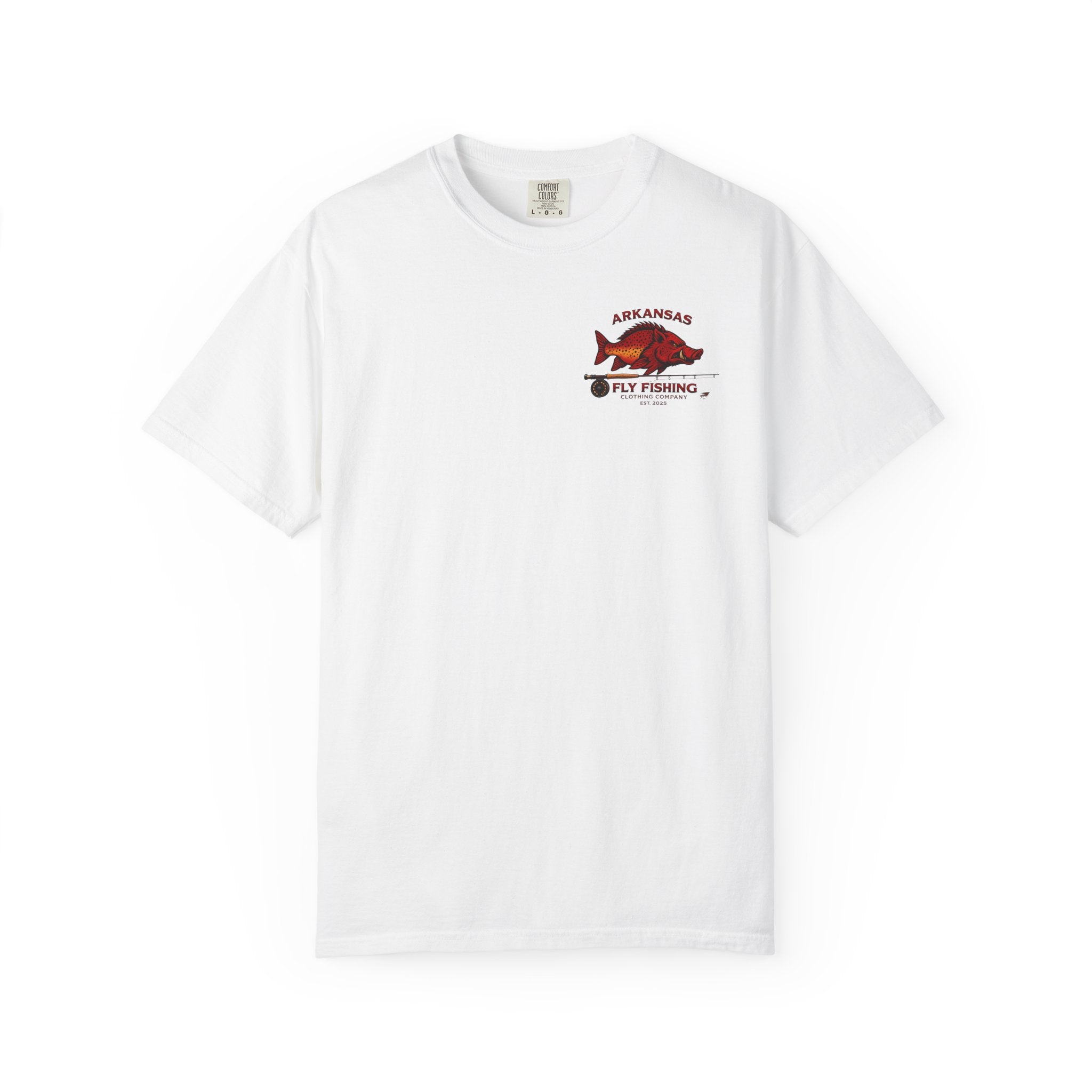 Arkansas Fly Fishing Clothing Company T-Shirt — Hog/Trout State Fishing Tee