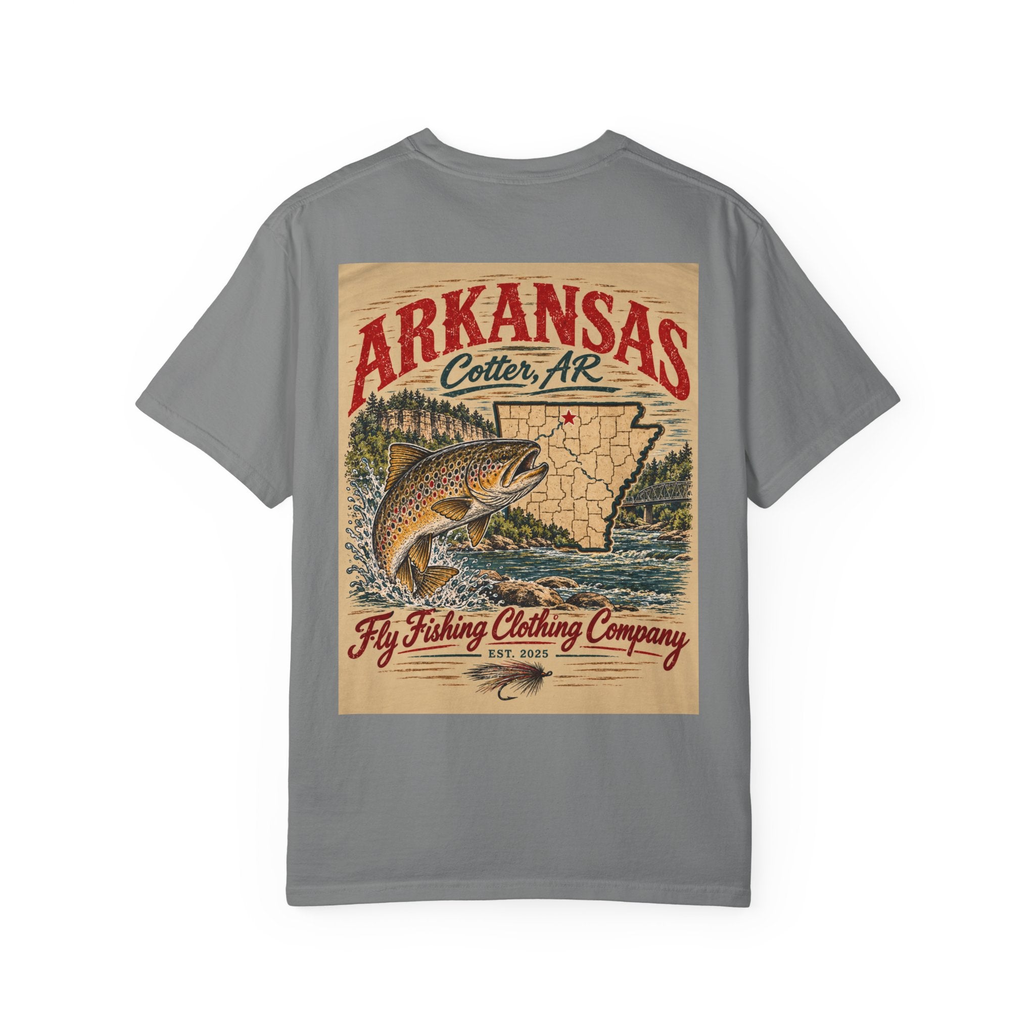 AFFCC T-Shirt — Retro 'Arkansas' Graphic Cotter Arkansas Logo Tee