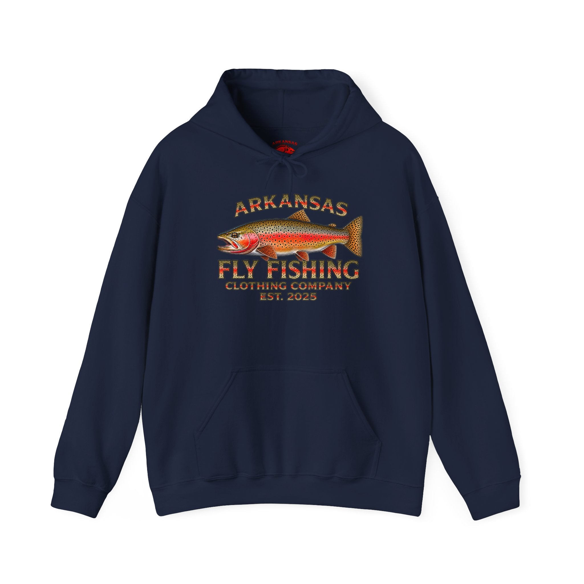 Arkansas Fly Fishing Clothing Company Hoodie — Cutthroat Trout Graphic Pullover