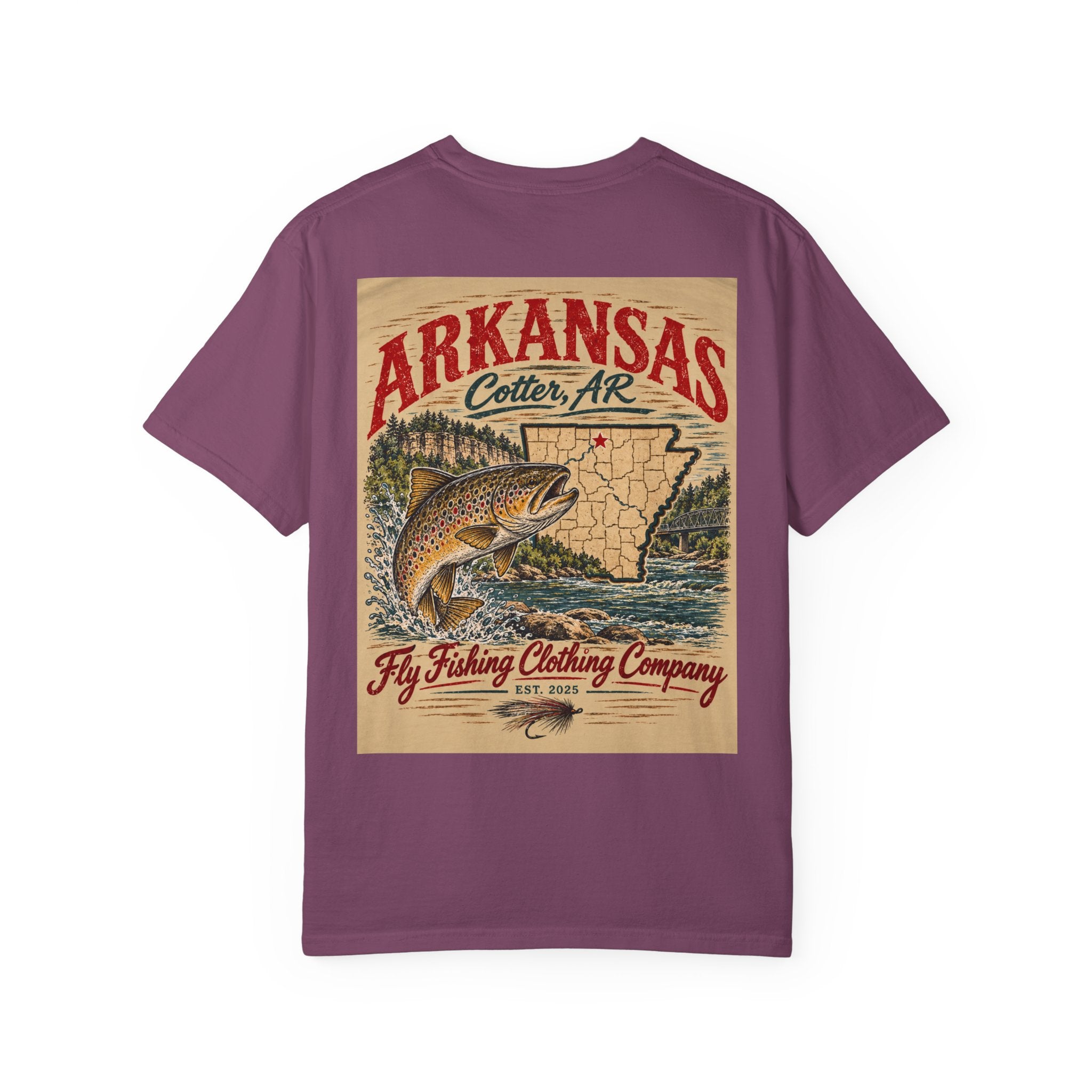 AFFCC T-Shirt — Retro 'Arkansas' Graphic Cotter Arkansas Logo Tee