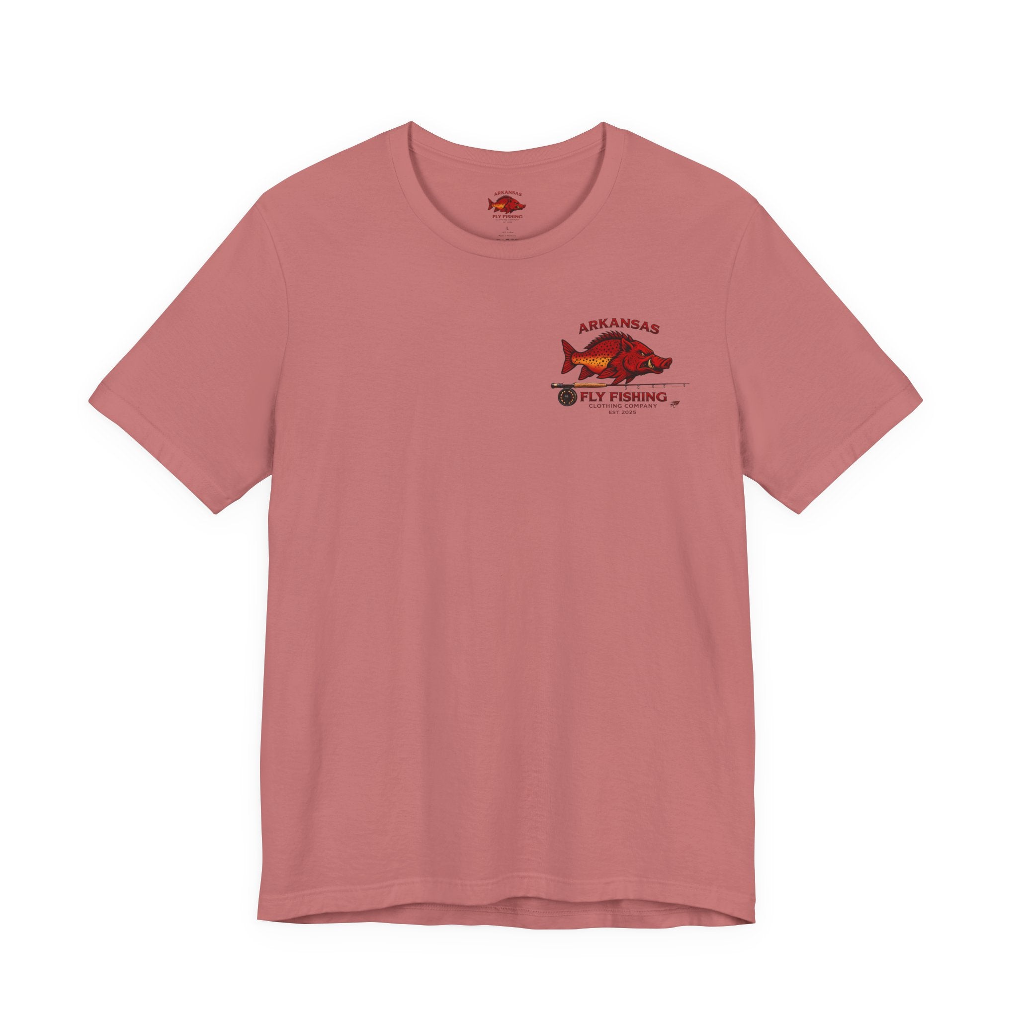 Athletic Fit Runs Small AFFCC Fly Shop T-Shirt — Retro Fish Sign Graphic Tee (AFFC Fly Shop)