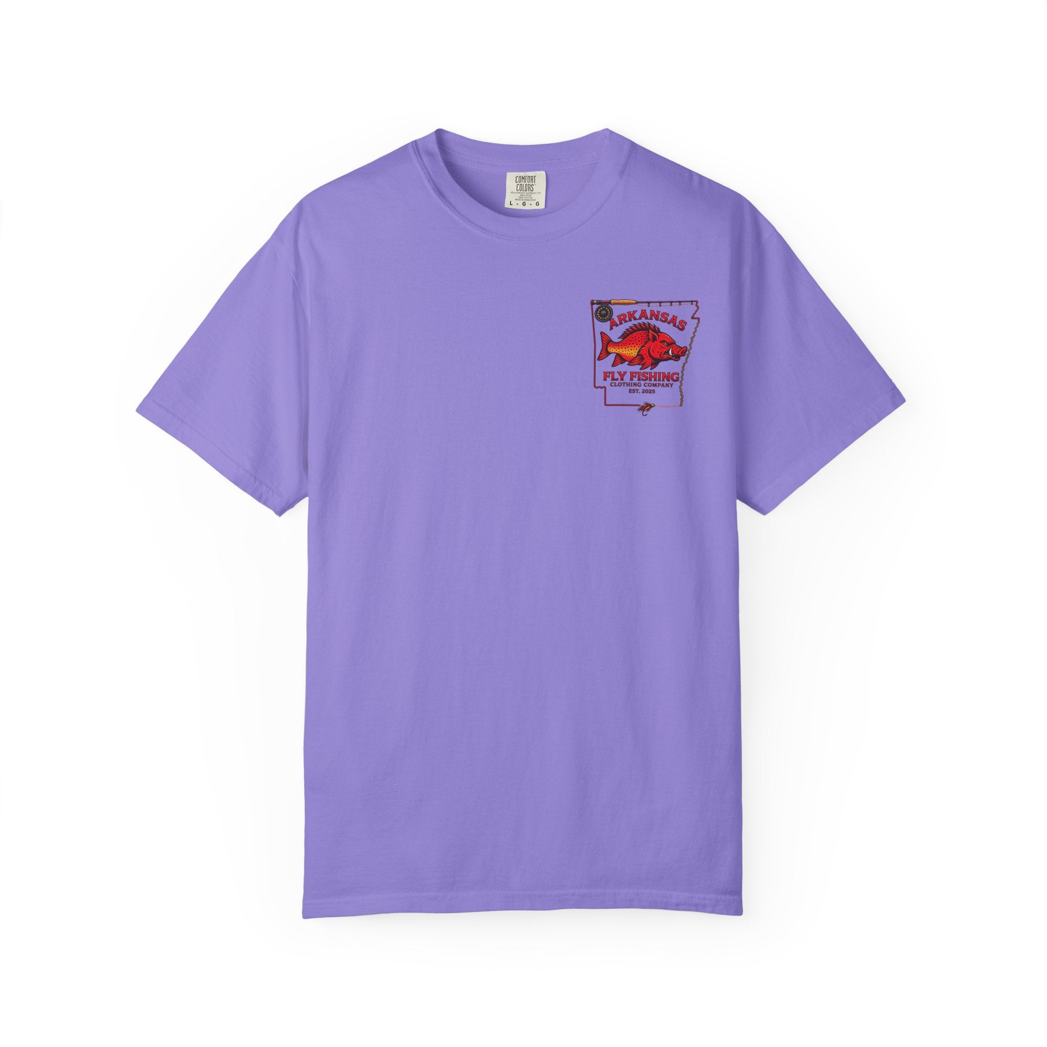 Arkansas Fly Fishing Clothing Company T-Shirt — X-Ray Trout Anatomy Graphic