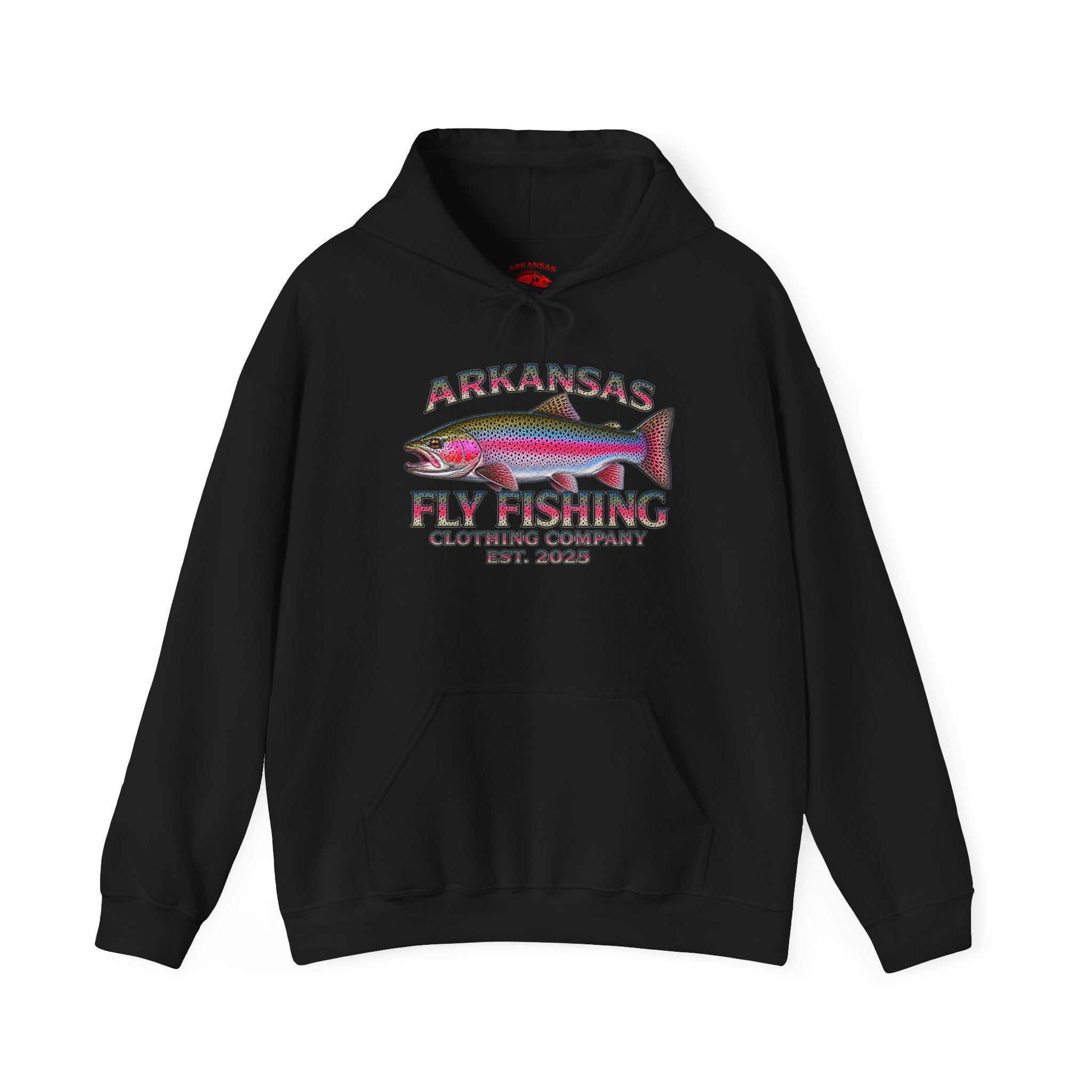 Arkansas Fly Fishing Clothing Company Hoodie – Rainbow Trout Graphic Pullover