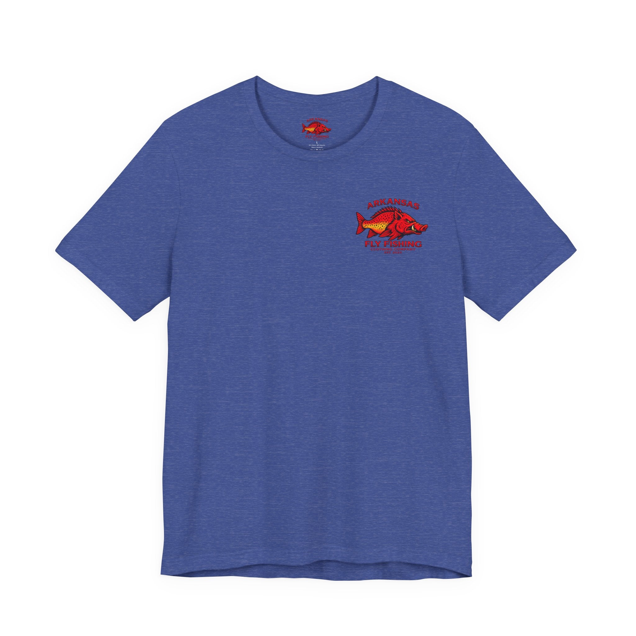 Athletic fit Runs Small Arkansas Fly Fishing Clothing Company Tee — Cutthroat Trout Graphic Short Sleeve Shirt