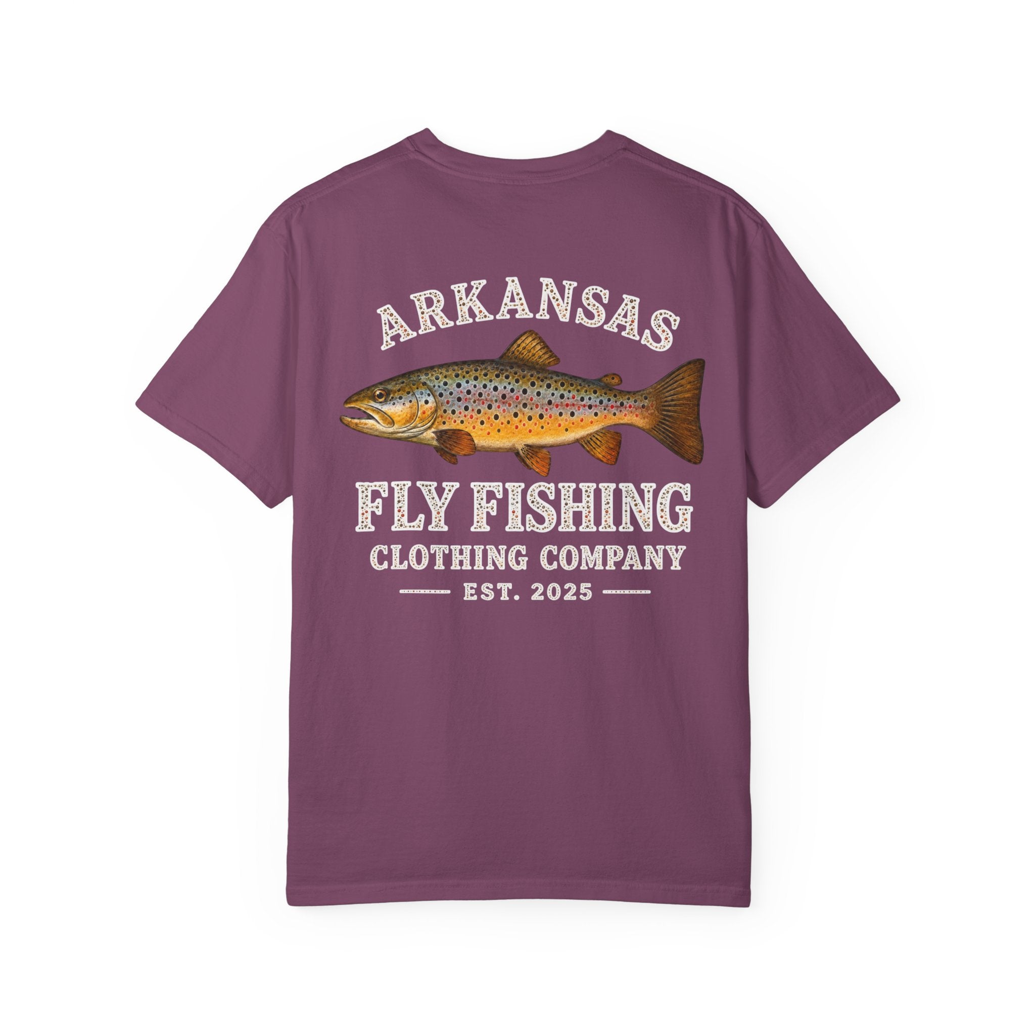 Arkansas Fly Fishing T-Shirt — Brown Trout Graphic Tee