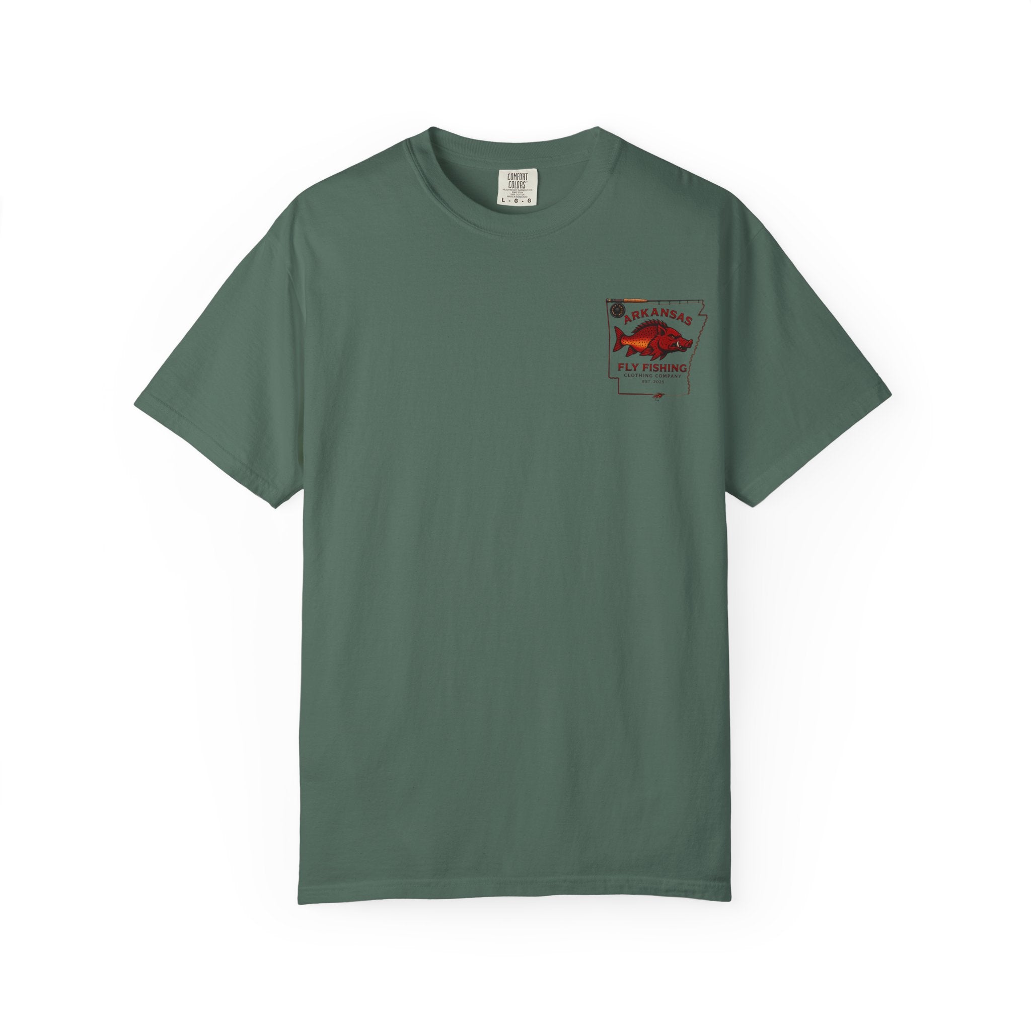 Fly Fishing T‑Shirt — Arkansas Boar Angler Graphic Tee