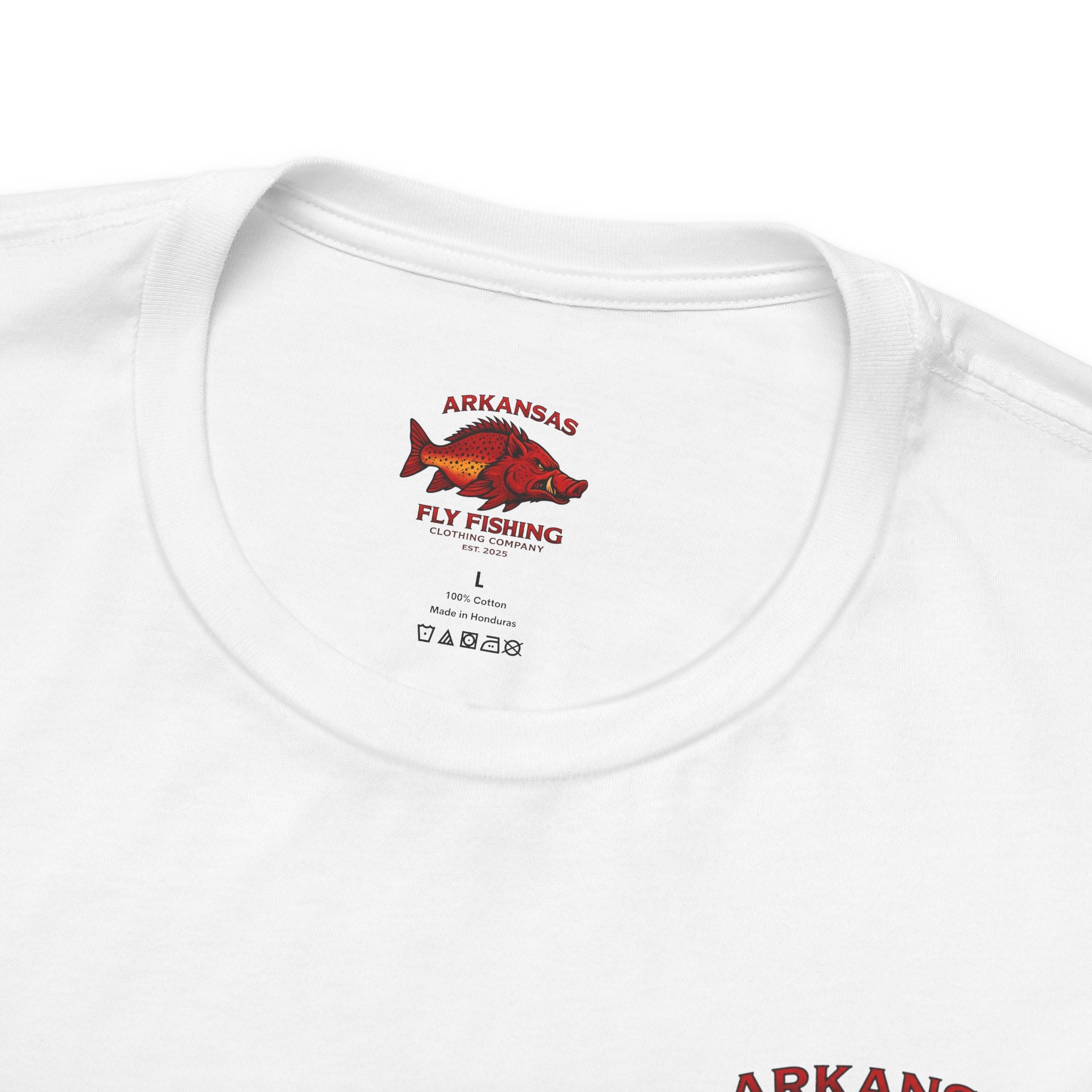 Athletic Fit Runs Small AFFCC Fly Shop T-Shirt — Retro Fish Sign Graphic Tee (AFFC Fly Shop)