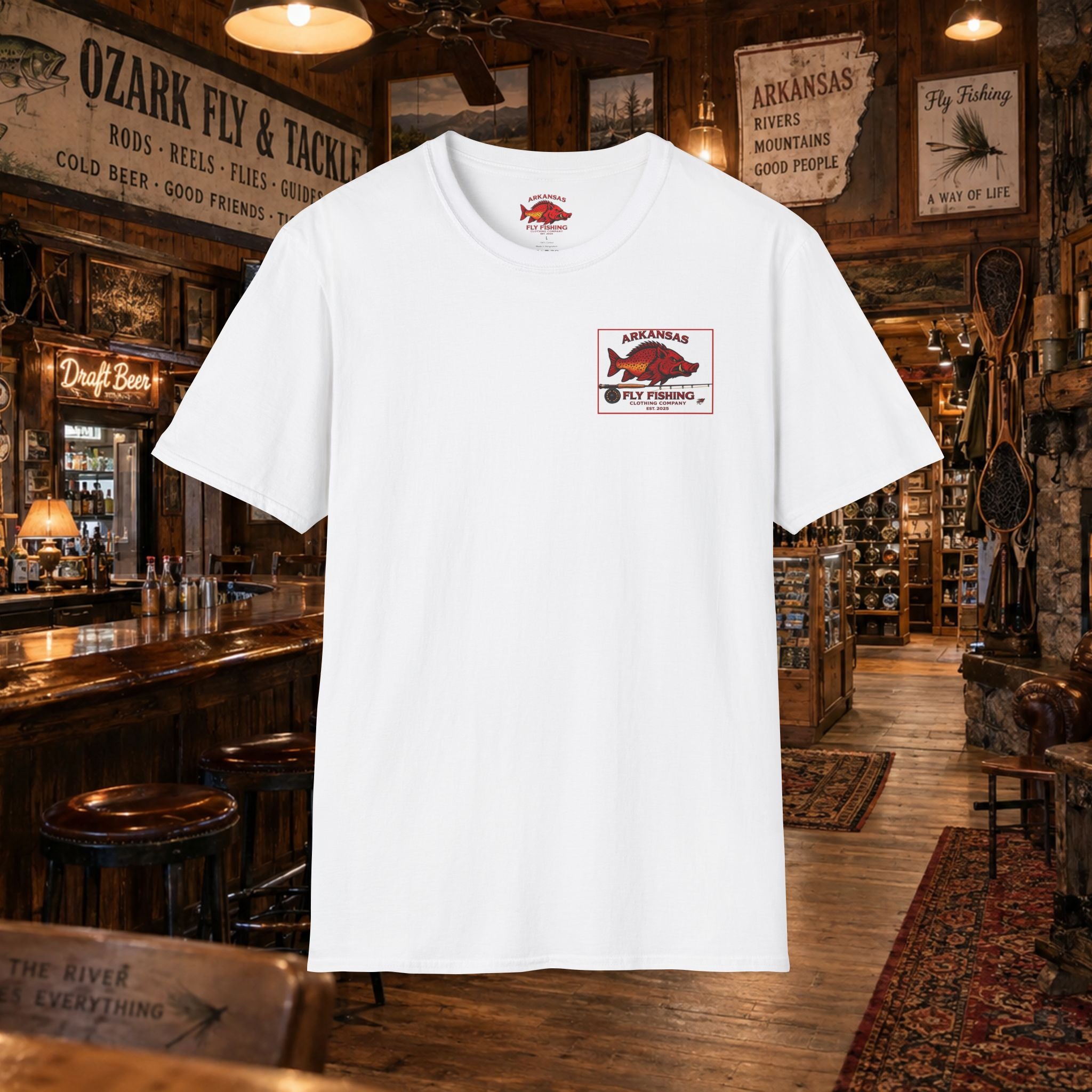 AFFCC Duck Hunting Fly Fishing Vintage Graphic T-Shirt — AFCCC T-Shirt