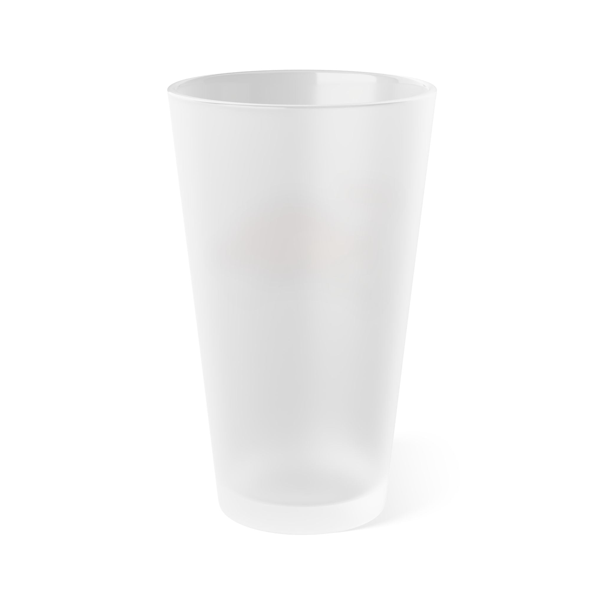 Frosted 16oz Pint Glass — HogTrout Fly Rod Graphic (AFCC)