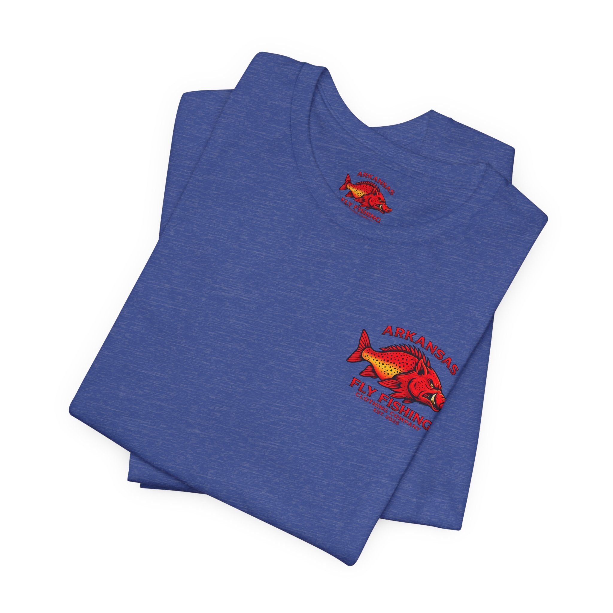 Athletic fit Runs Small Arkansas Fly Fishing Clothing Company Tee — Cutthroat Trout Graphic Short Sleeve Shirt