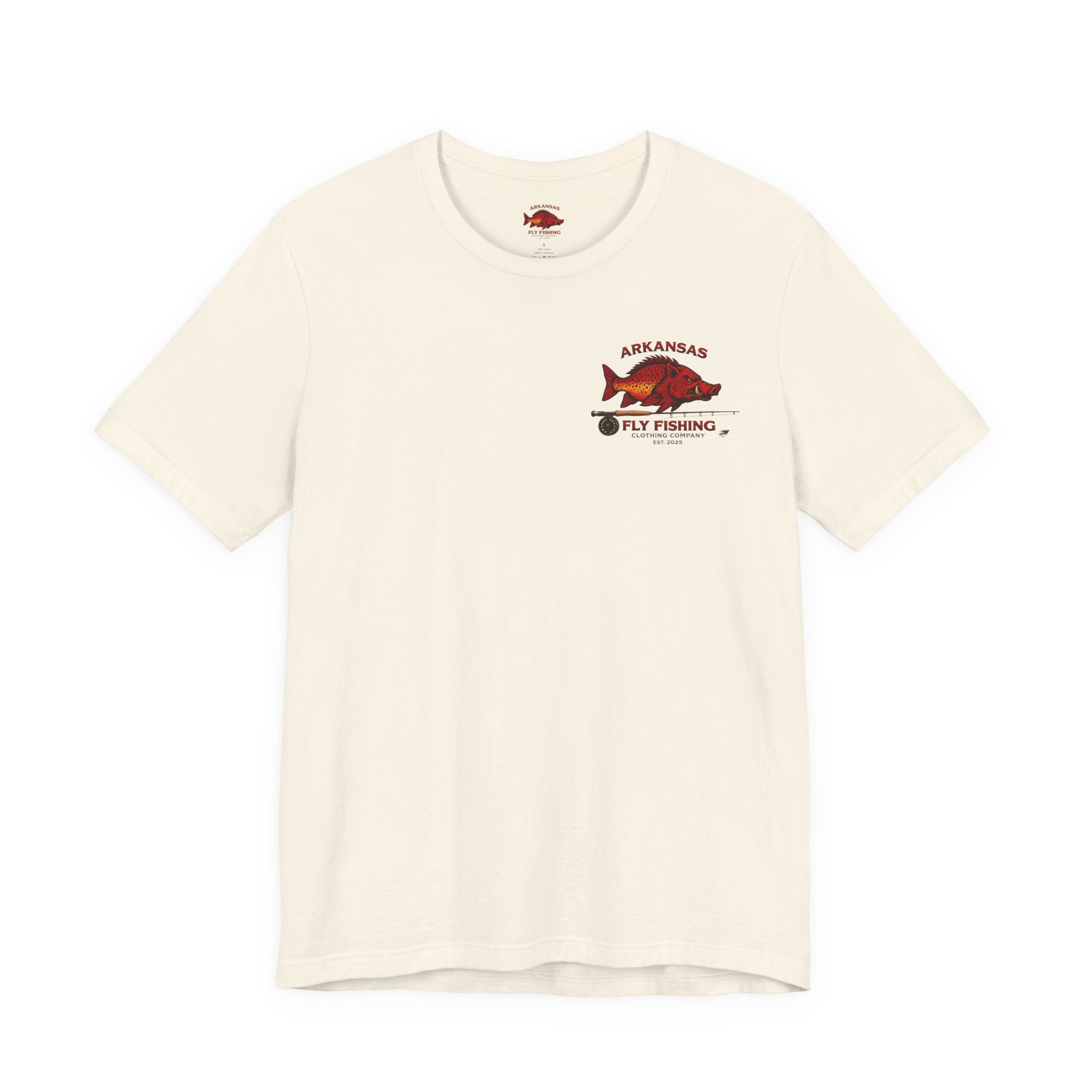 Athletic Fit Runs Small AFFCC Fly Shop T-Shirt — Retro Fish Sign Graphic Tee (AFFC Fly Shop)