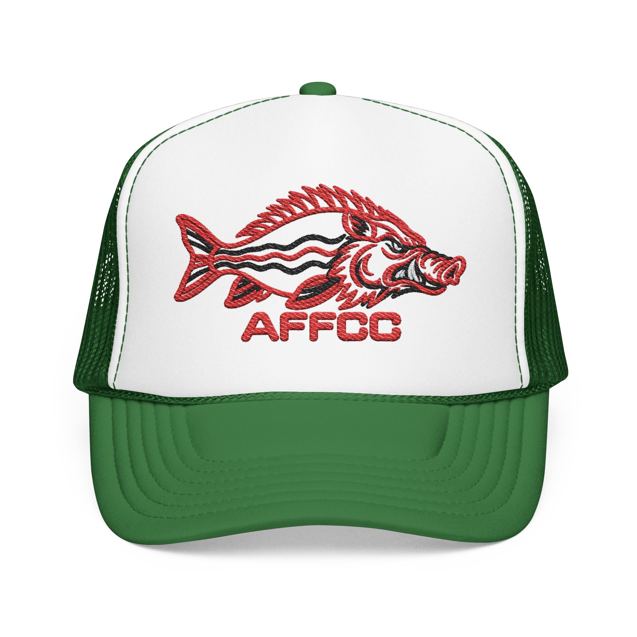 AFFCC Embroidered Foam Trucker Hat — AFFOC Fishing Foam Cap