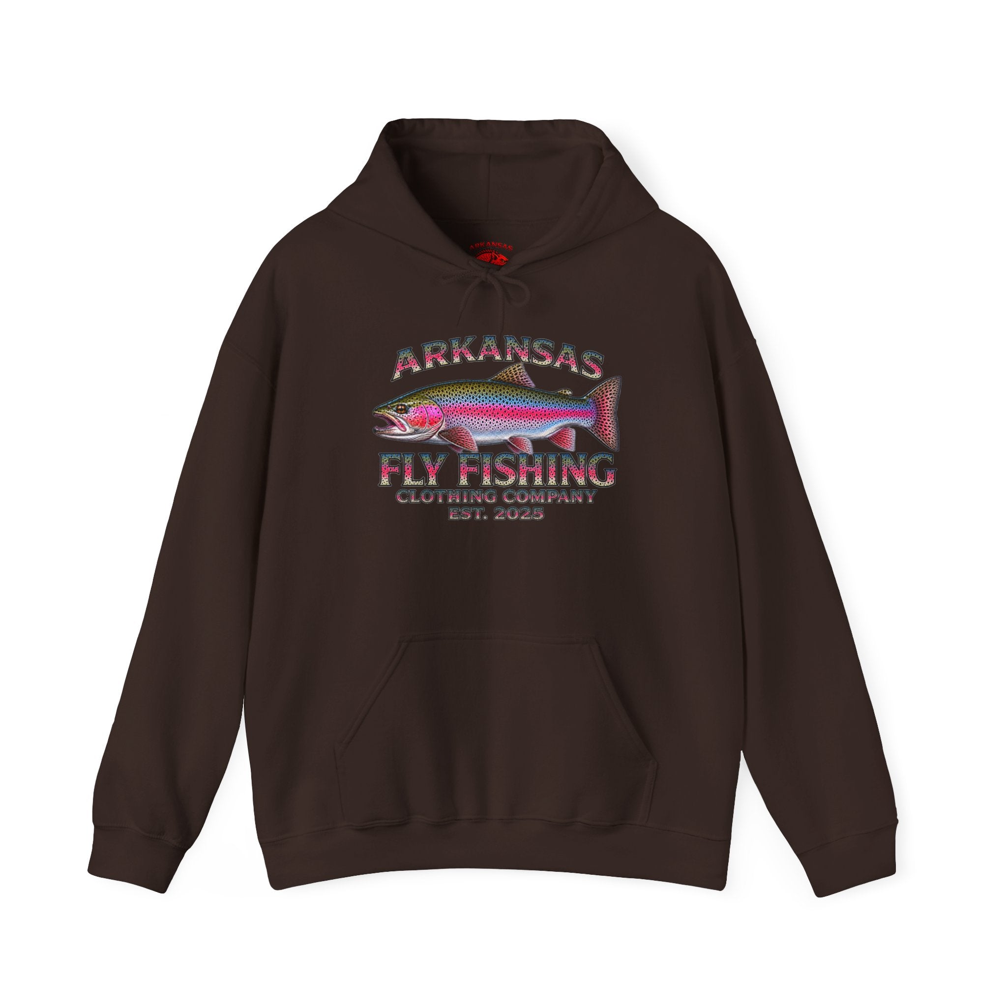 Arkansas Fly Fishing Clothing Company Hoodie – Rainbow Trout Graphic Pullover