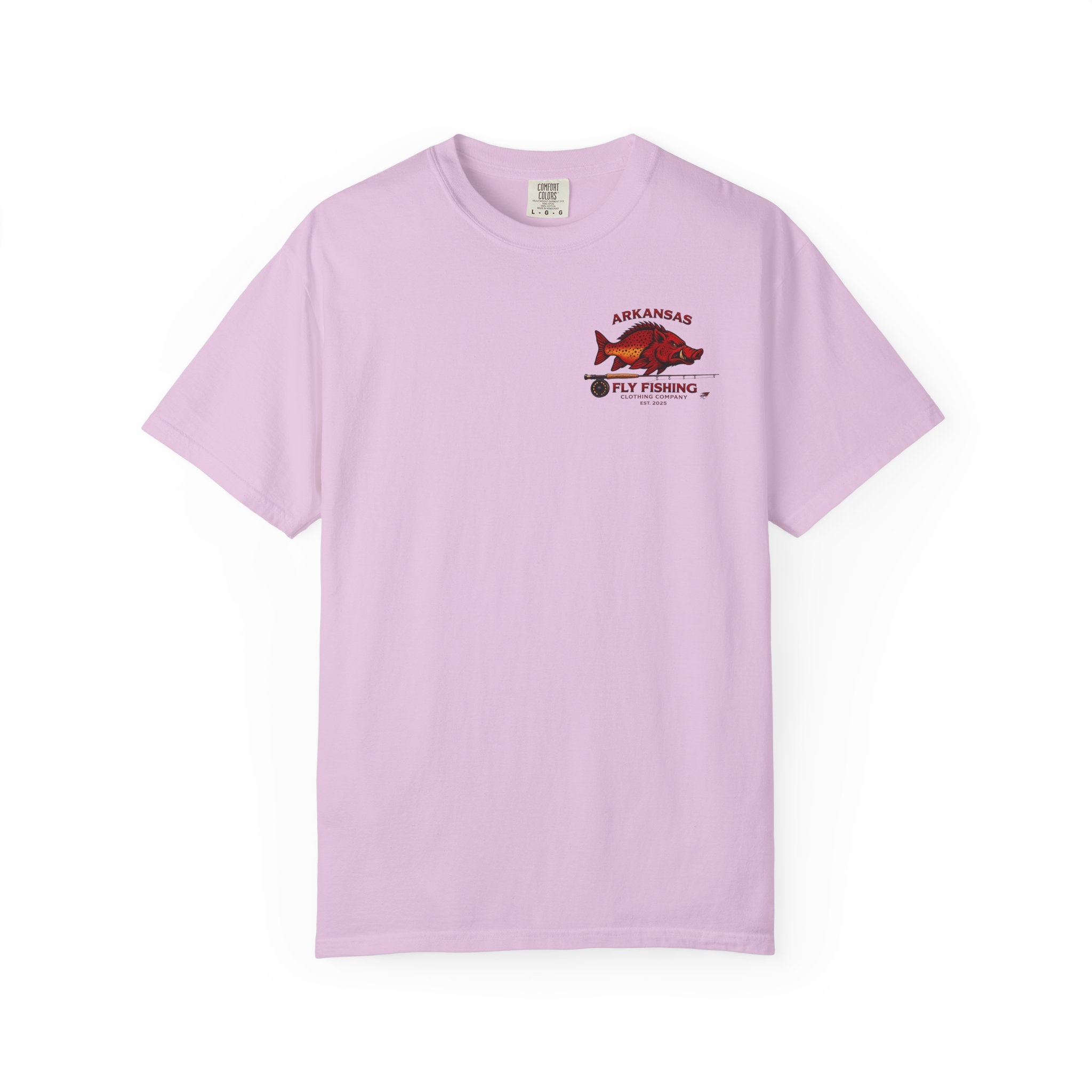 Arkansas Fly Fishing Clothing Company T-Shirt — Hog/Trout State Fishing Tee