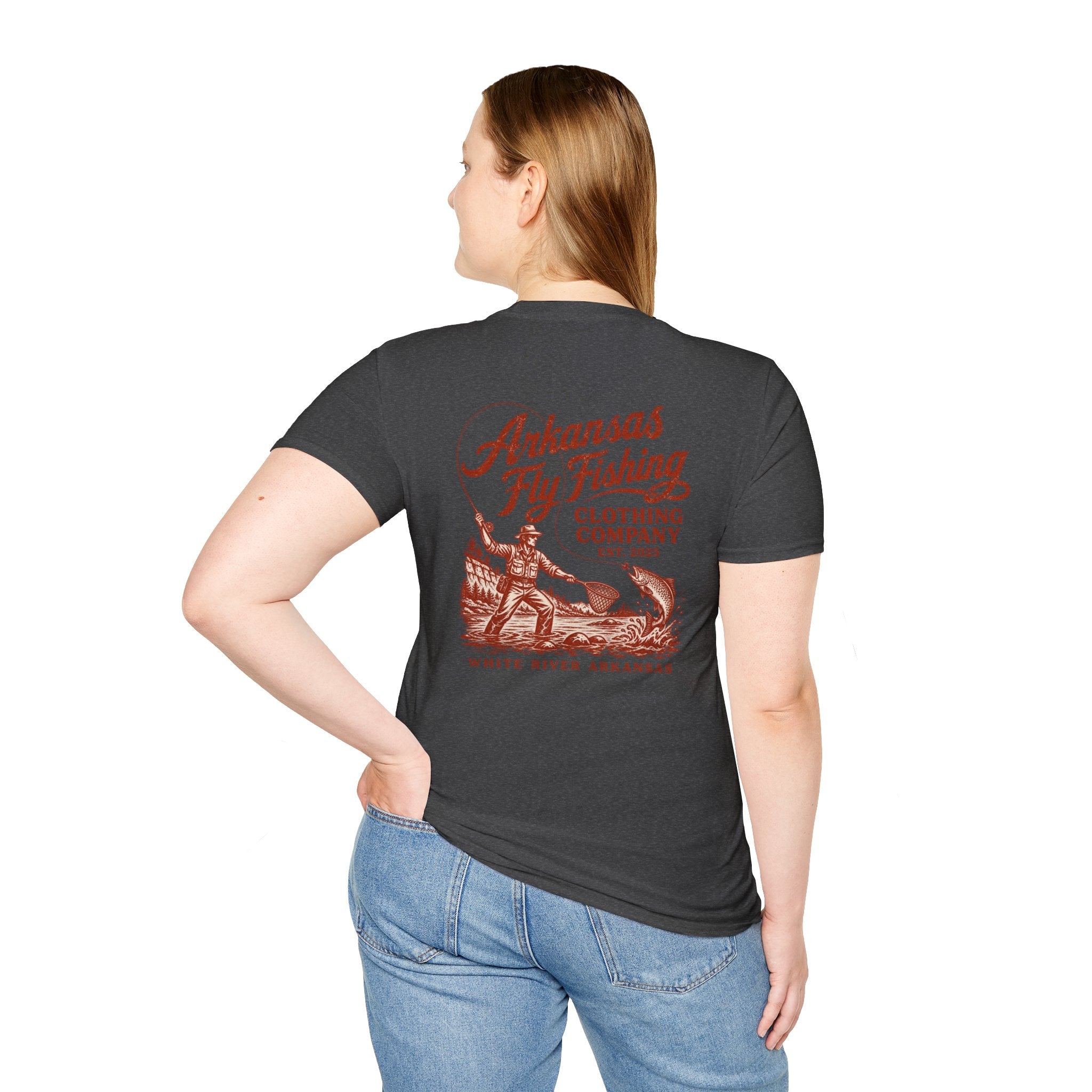 AFFCC Fly Fishing T-Shirt — Arkansas Hog/Trout Hybrid Graphic Tee