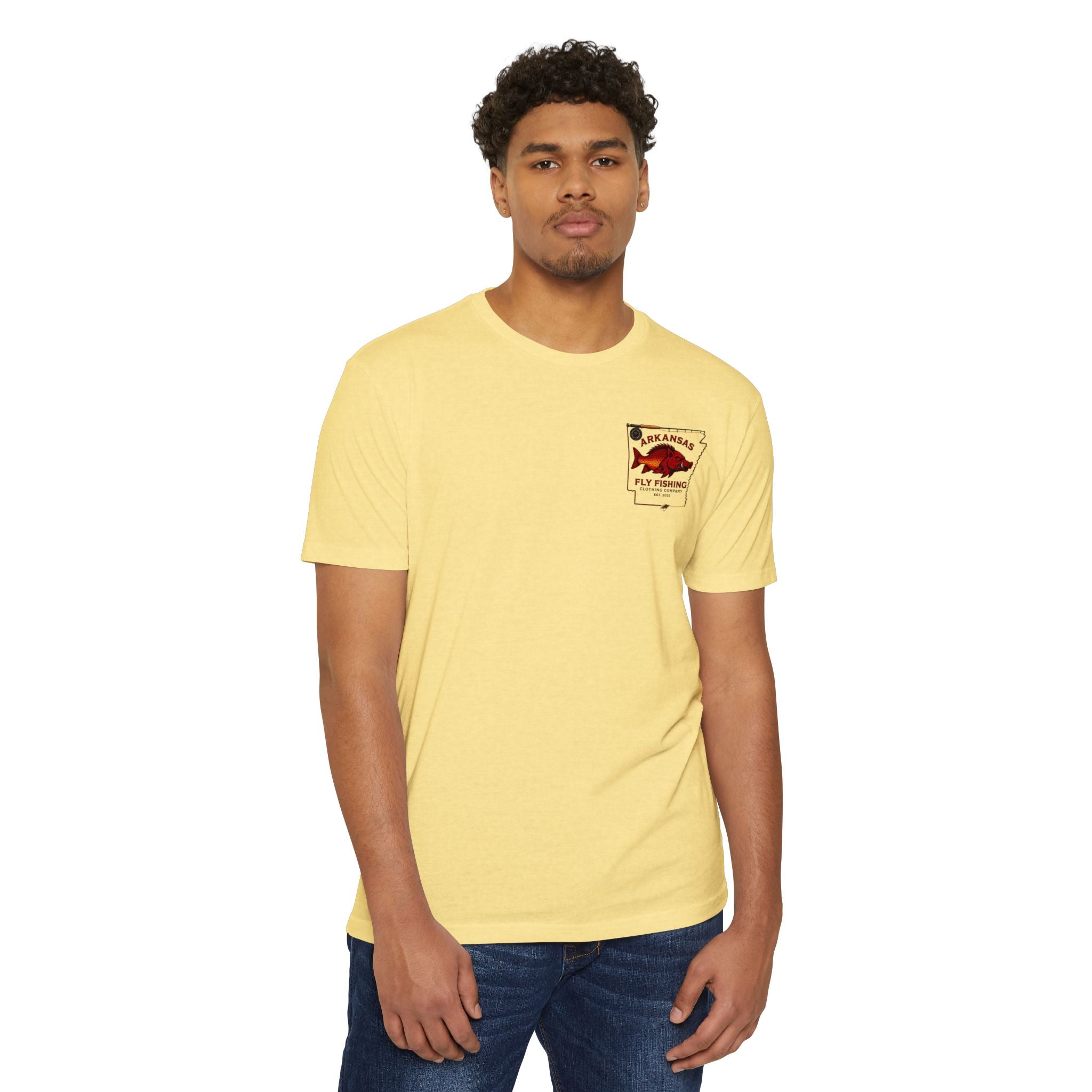 AFFCC Fly Fishing T‑Shirt — Vintage Net Artwork (AFCC, Est. 2025)
