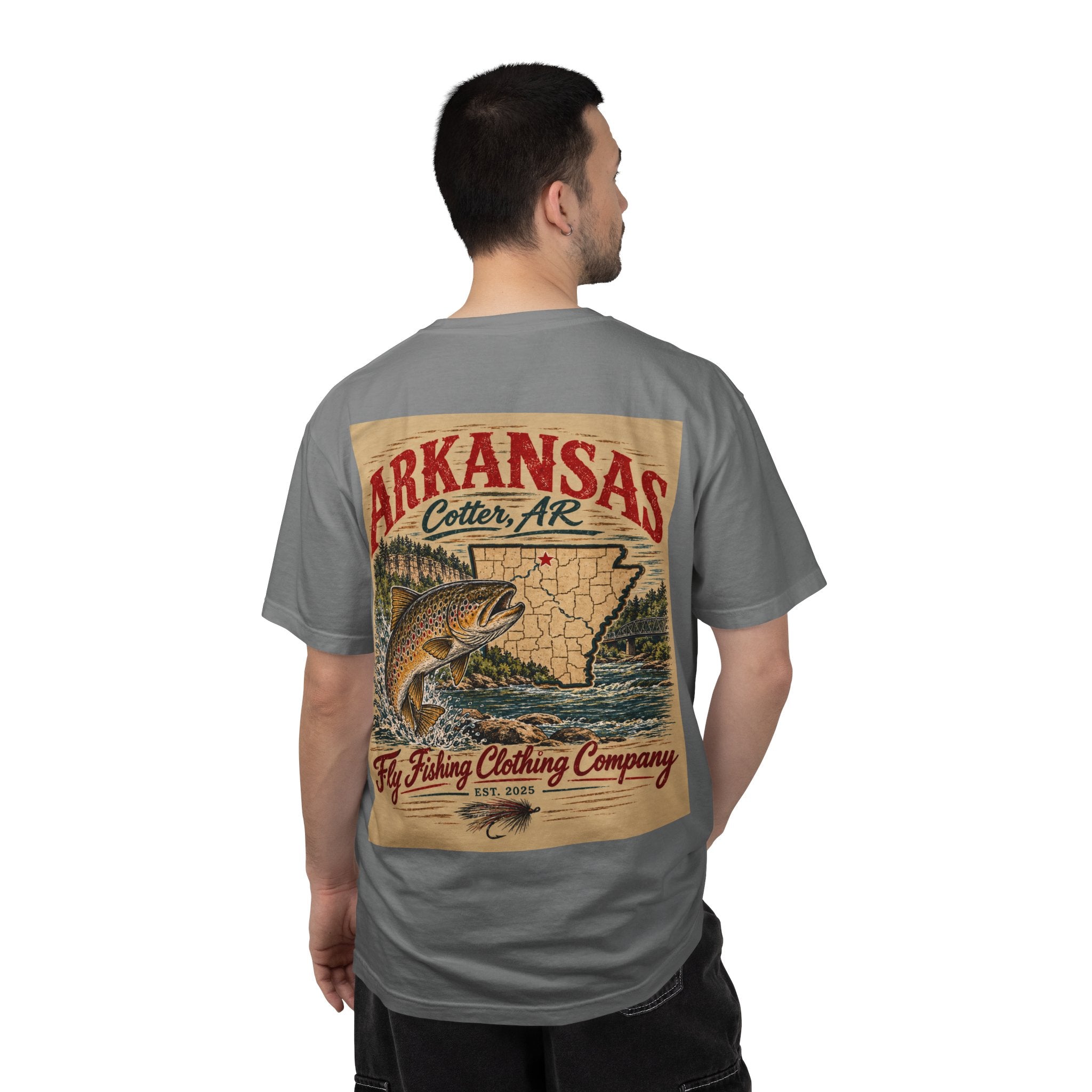 AFFCC T-Shirt — Retro 'Arkansas' Graphic Cotter Arkansas Logo Tee