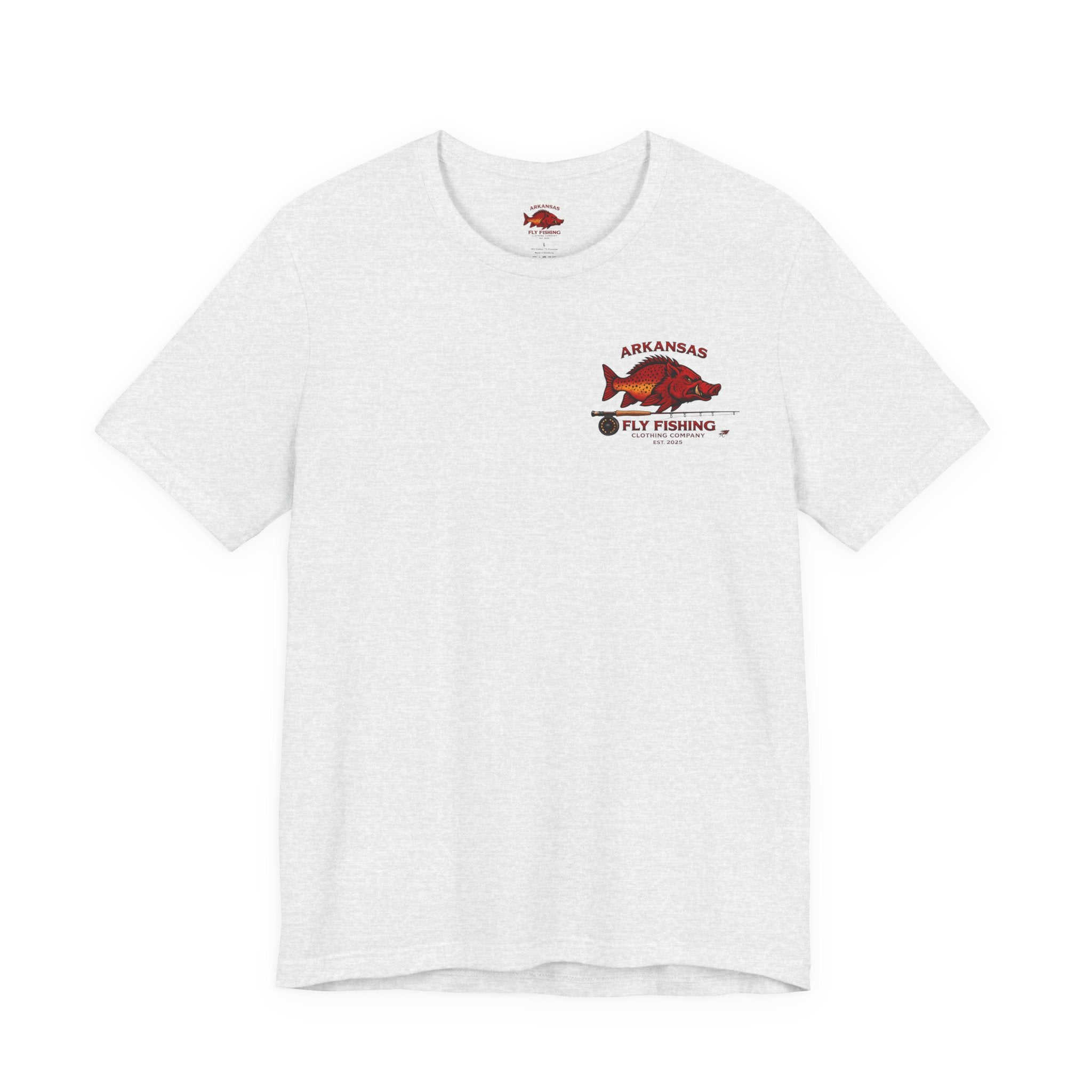 Athletic Fit Runs Small AFFCC Fly Shop T-Shirt — Retro Fish Sign Graphic Tee (AFFC Fly Shop)
