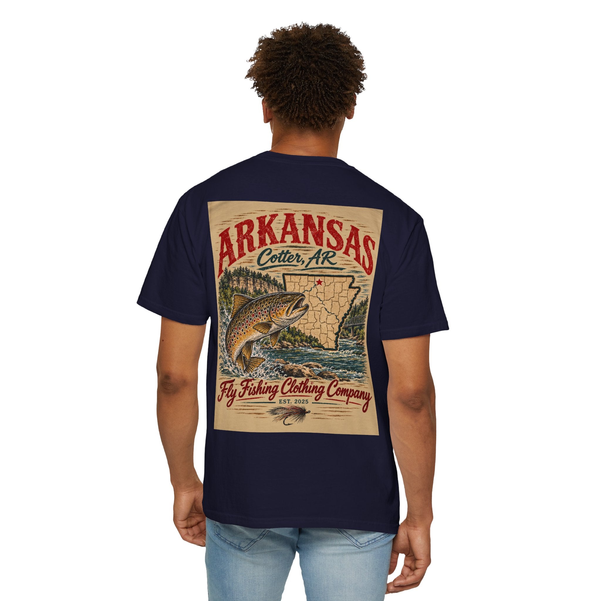 AFFCC T-Shirt — Retro 'Arkansas' Graphic Cotter Arkansas Logo Tee