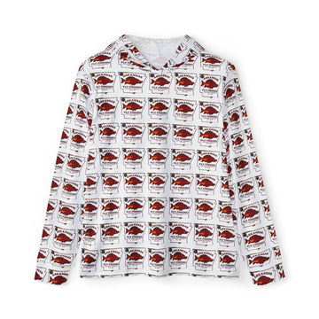 ARKANSAS FLY FISHING CLOTHING COMPANY All-Over Print Team Warmup Hoodie – Retro Sports Logo Pattern