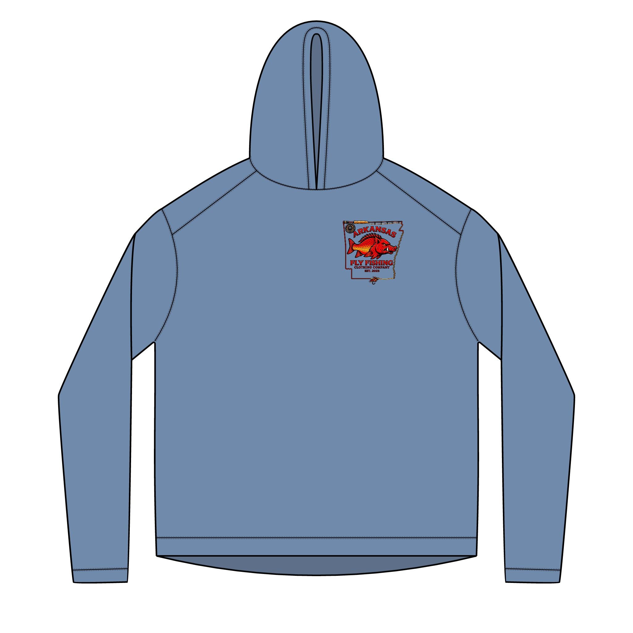 AFFCC Trout Rising Sun Hoodie — Trout Rising Sun Hoodie Pullover
