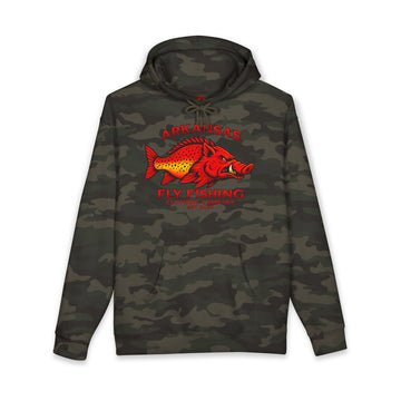 Arkansas Fly Fishing Clothing Company CAMO Hoodie – Vintage Fly Fishing Clothing
