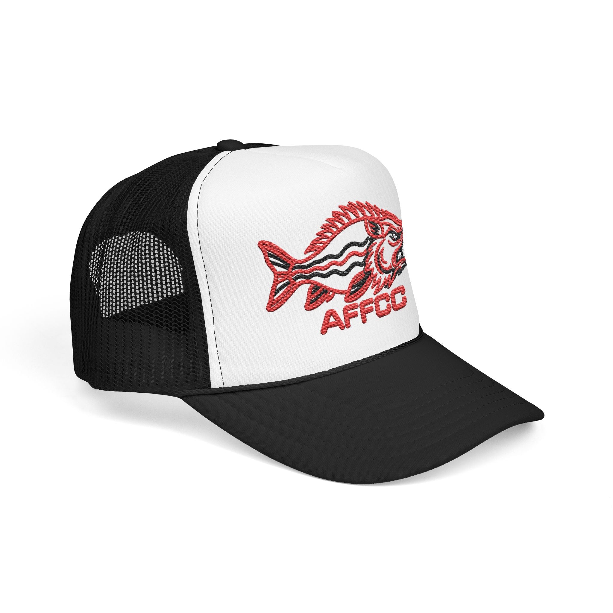 AFFCC Embroidered Foam Trucker Hat — AFFOC Fishing Foam Cap