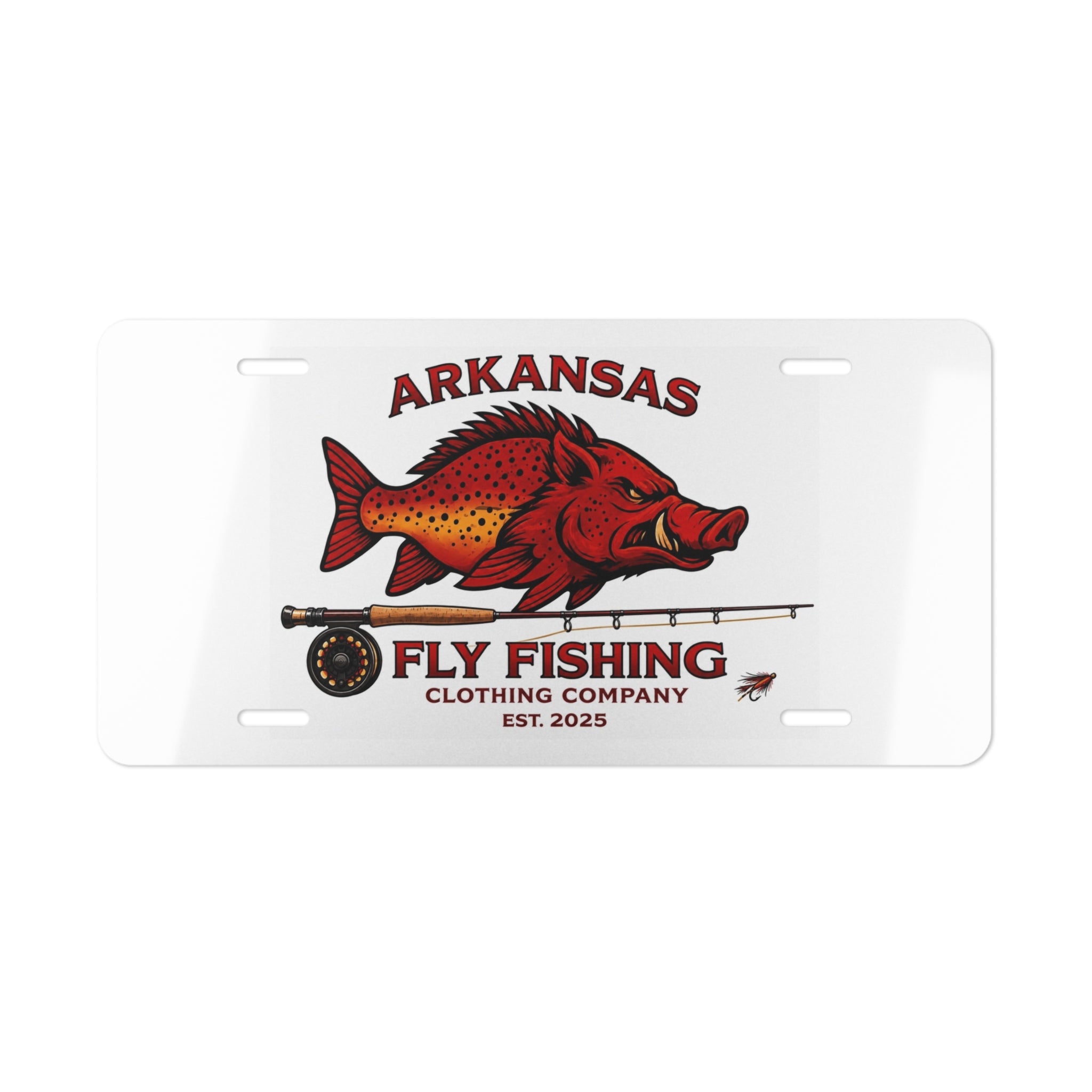 AFFCC Vanity Plate – Hog/Trout Design License Plate