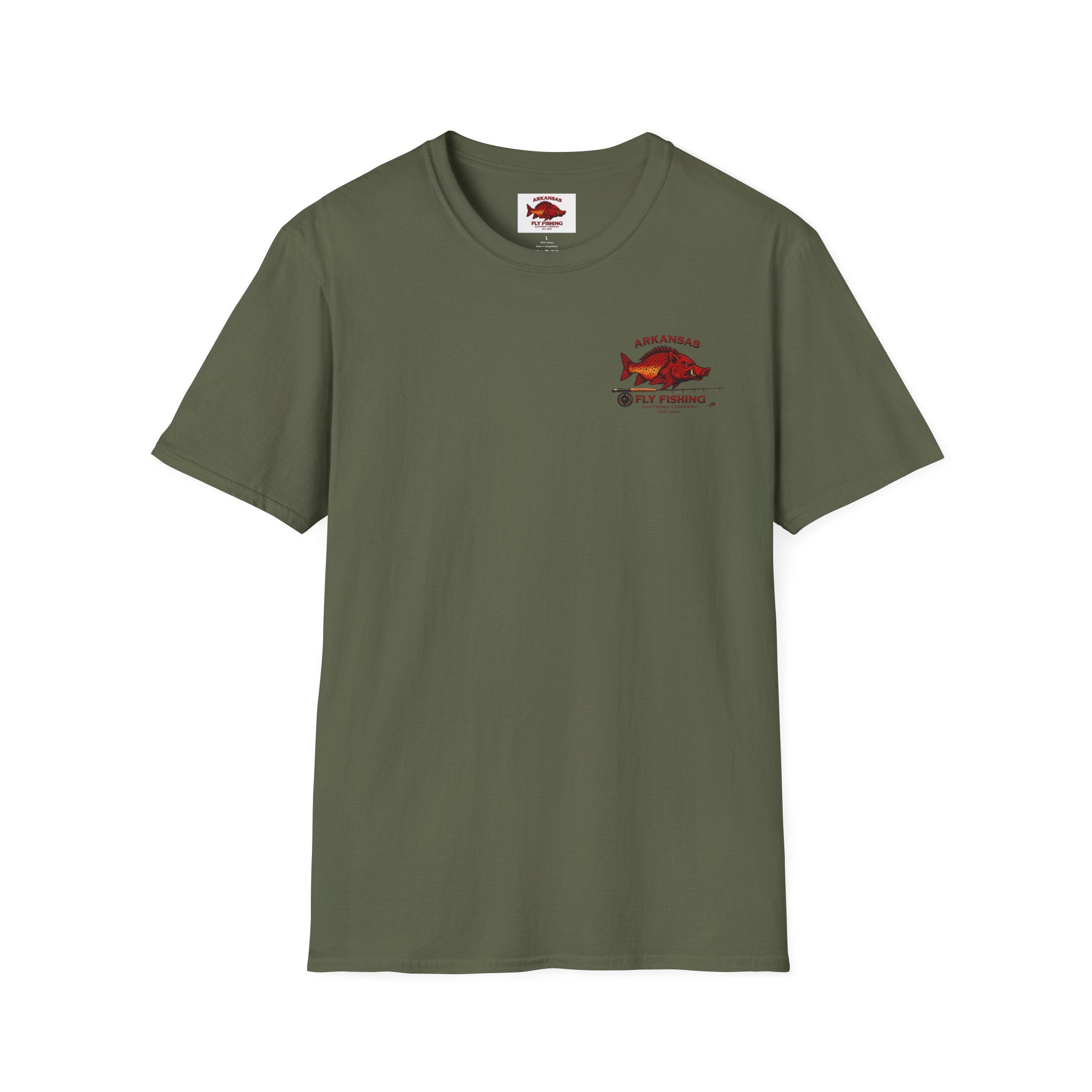 AFFCC Fly Fishing T-Shirt — Arkansas Hog/Trout Hybrid Graphic Tee