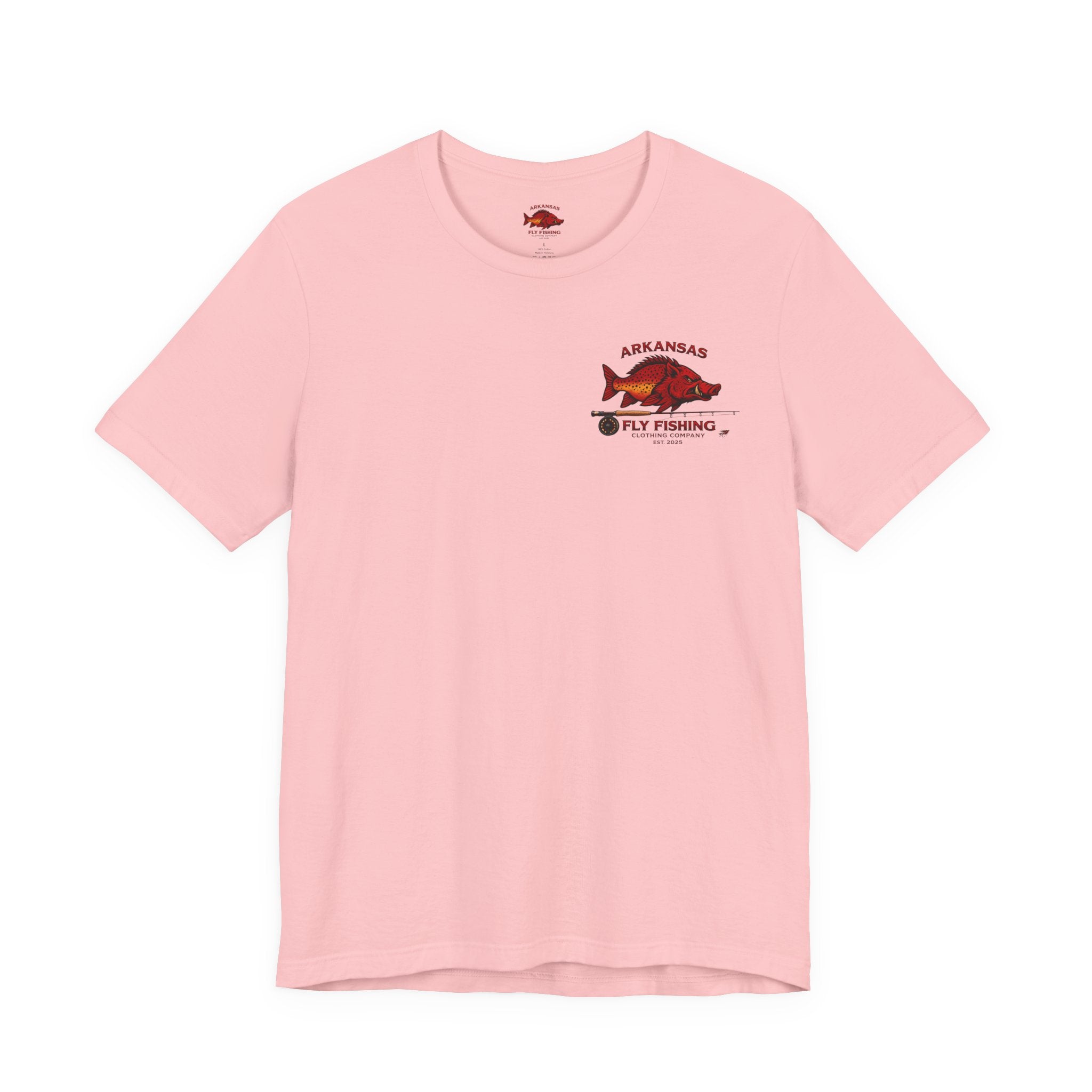 Athletic Fit Runs Small AFFCC Fly Shop T-Shirt — Retro Fish Sign Graphic Tee (AFFC Fly Shop)
